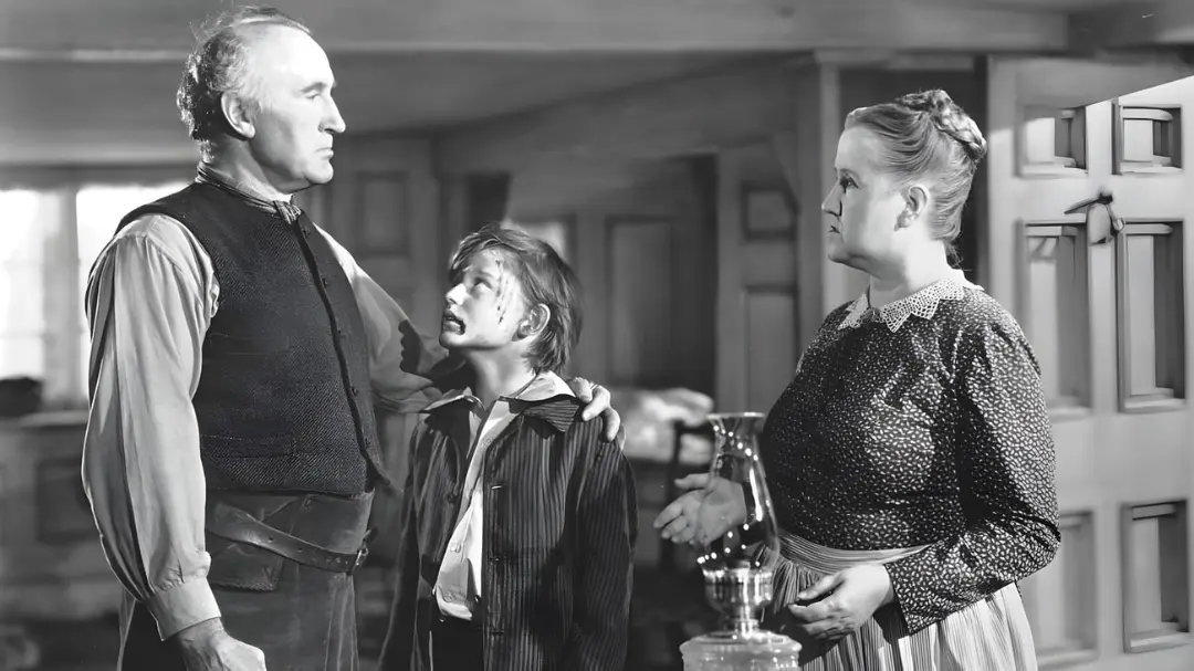 بازیگران در صحنه‌ای از یکی از فیلم‌های کلاسیک جان فورد (John Ford)