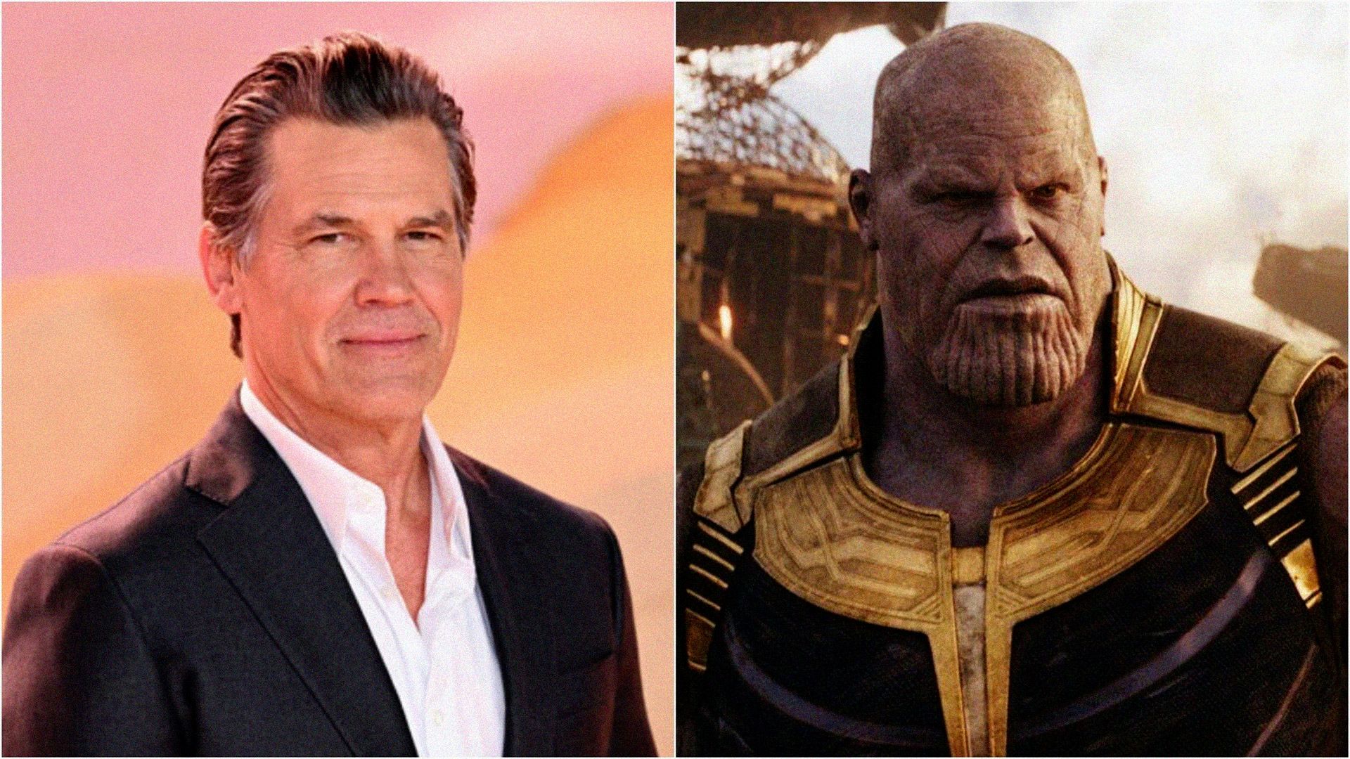 جاش برولین در کنار تانوس