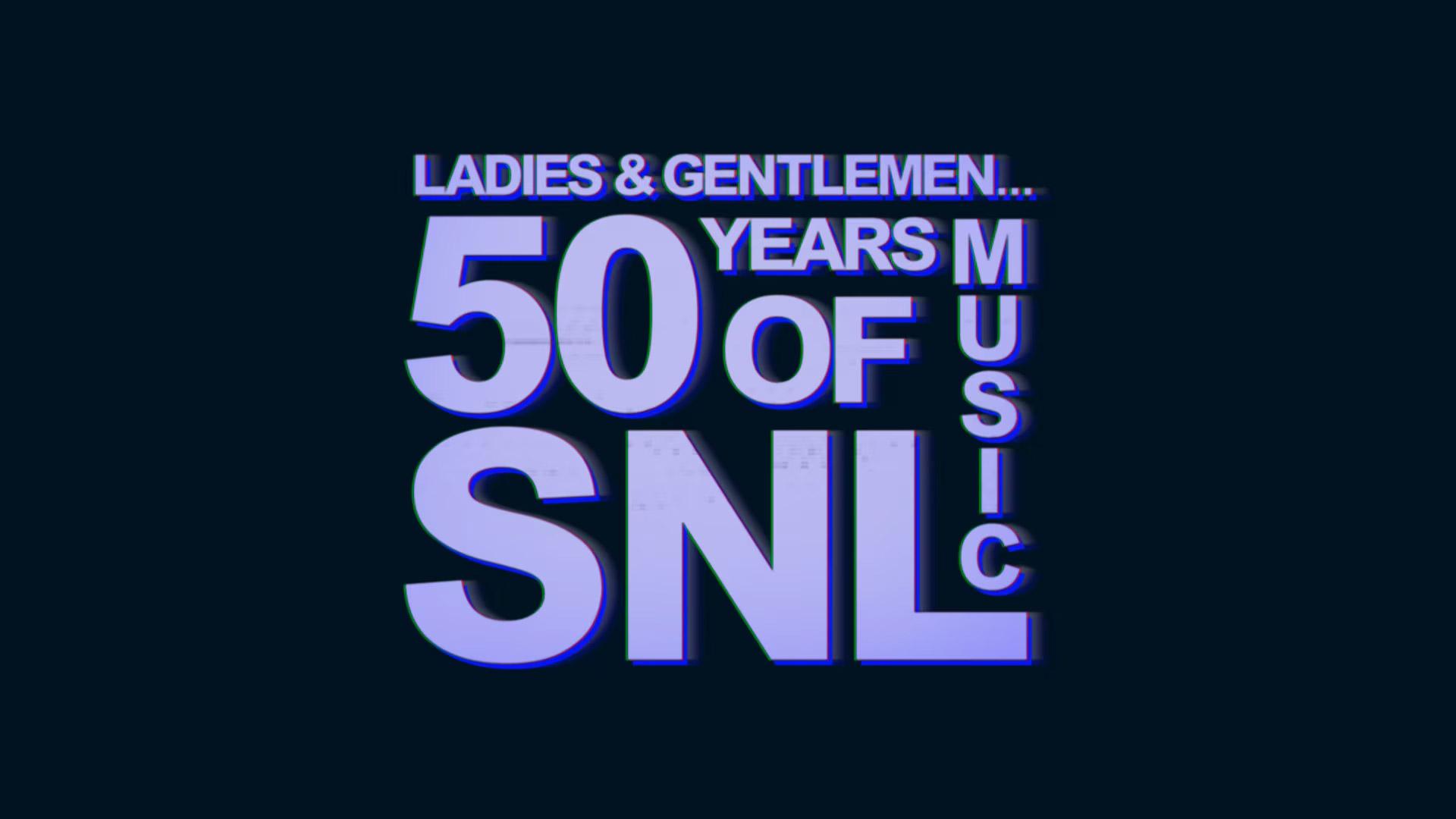 کاور مستند Ladies & Gentlemen... 50 Years of SNL Music
