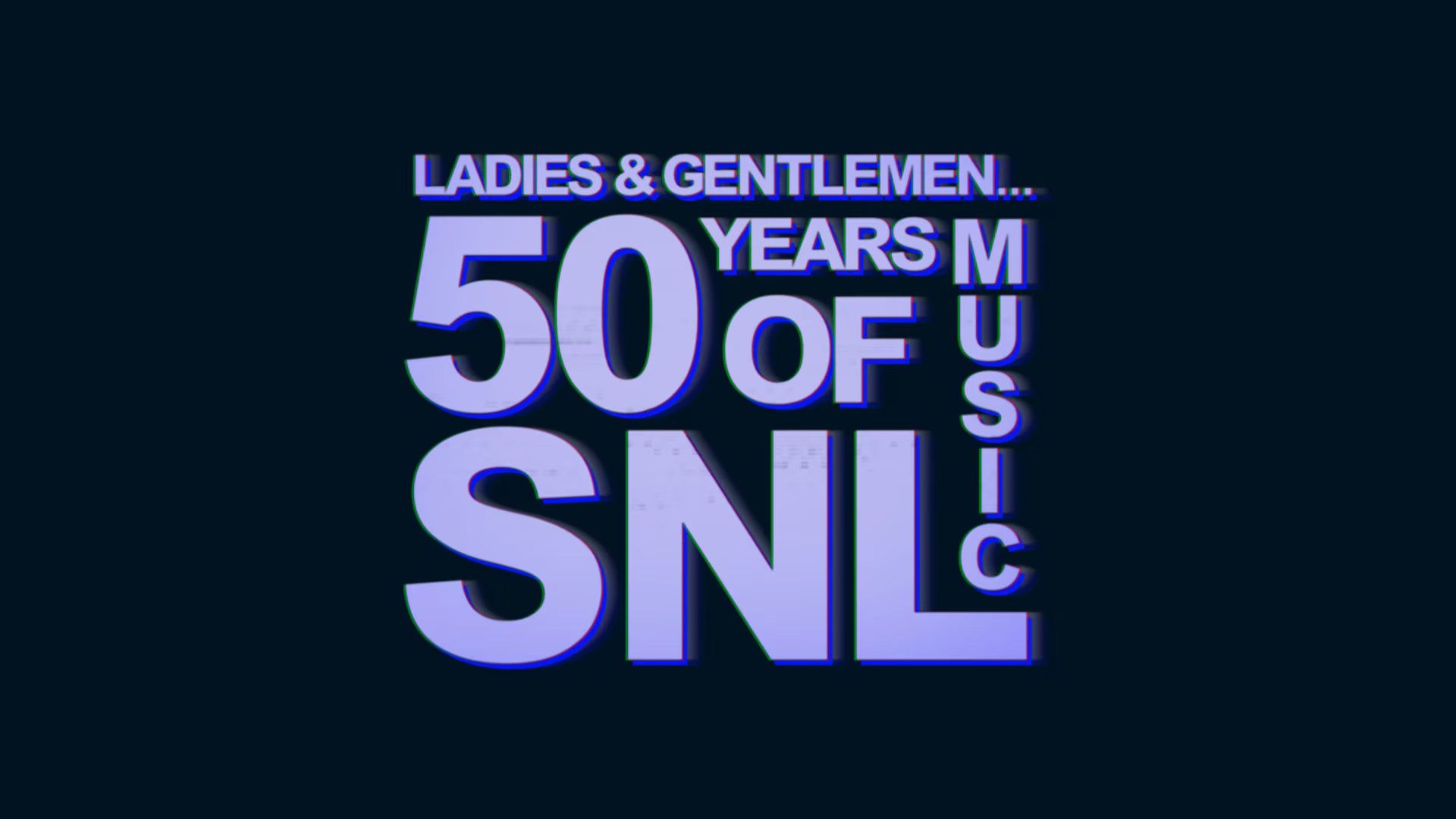 کاور مستند Ladies & Gentlemen... 50 Years of SNL Music