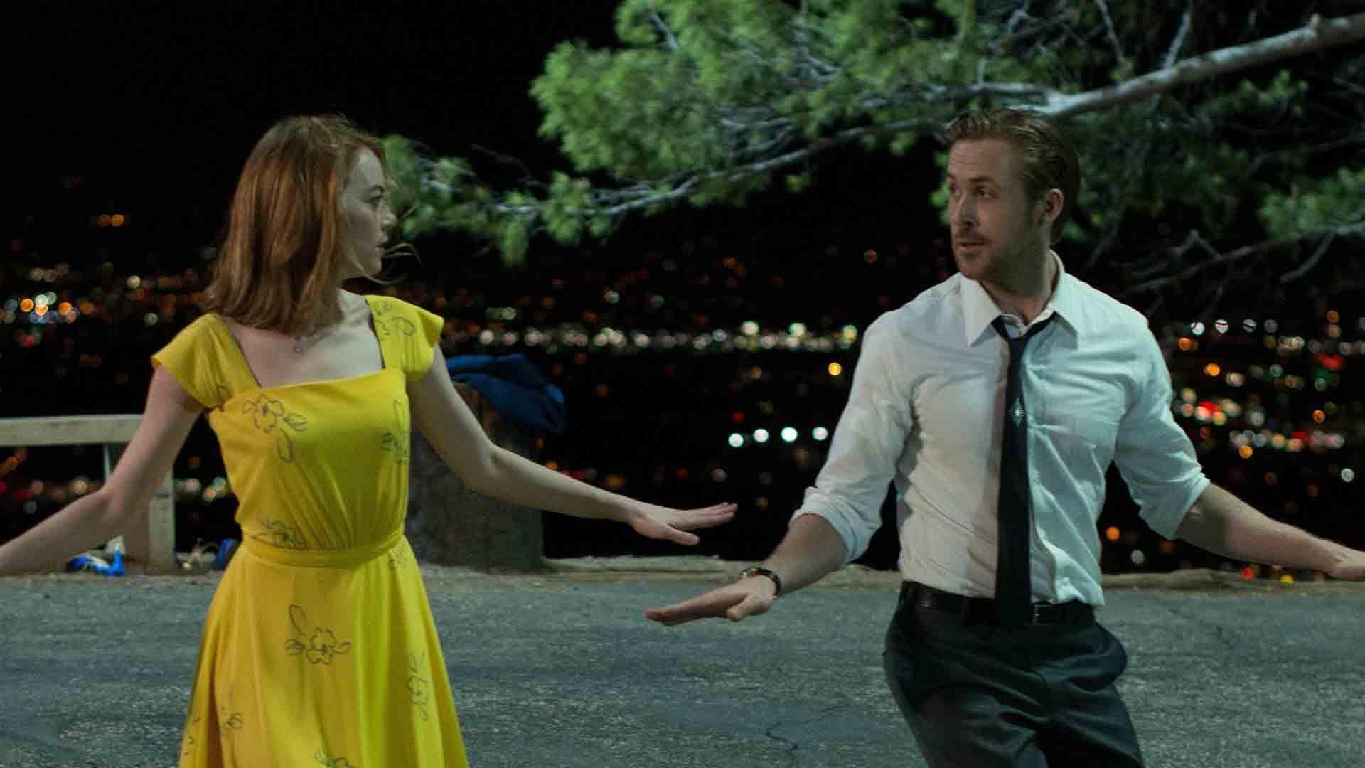 رقصیدن رایان گاسلینگ و اما استون در فیلم La La Land