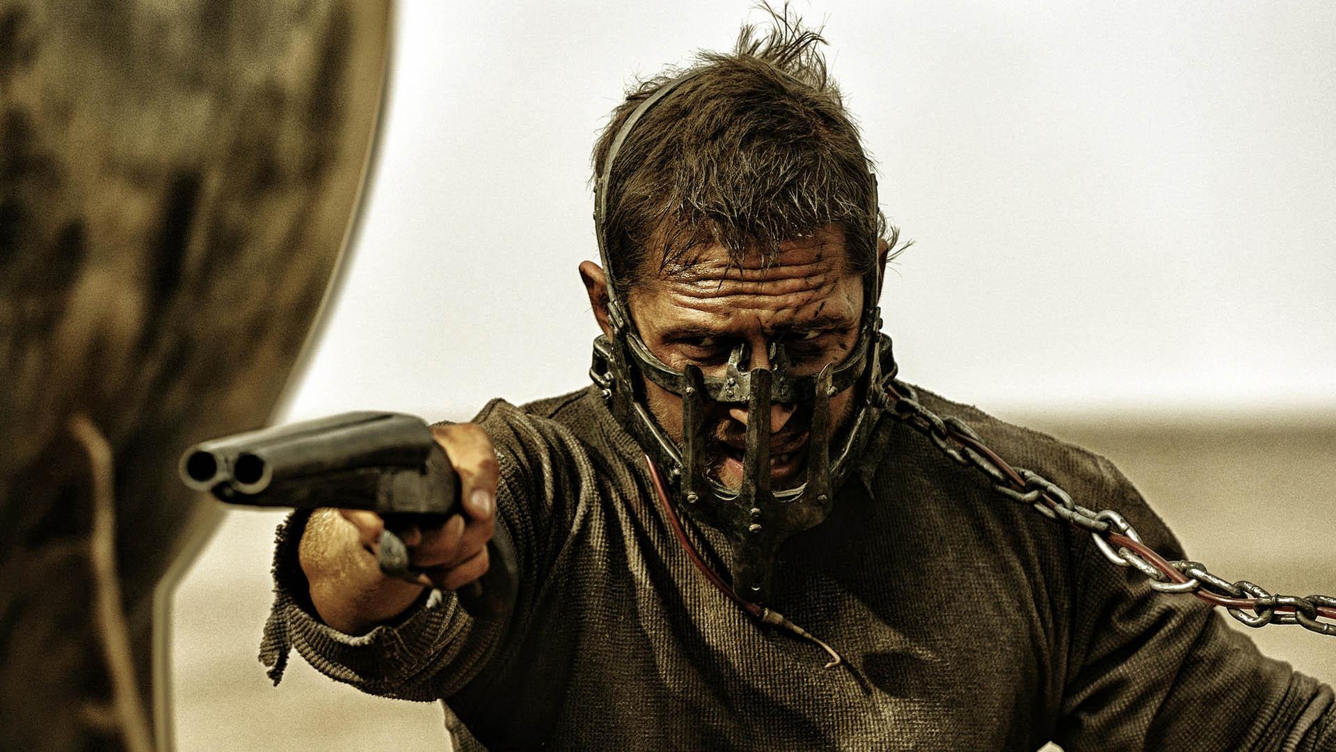 تام هاردی در فیلم mad max fury road