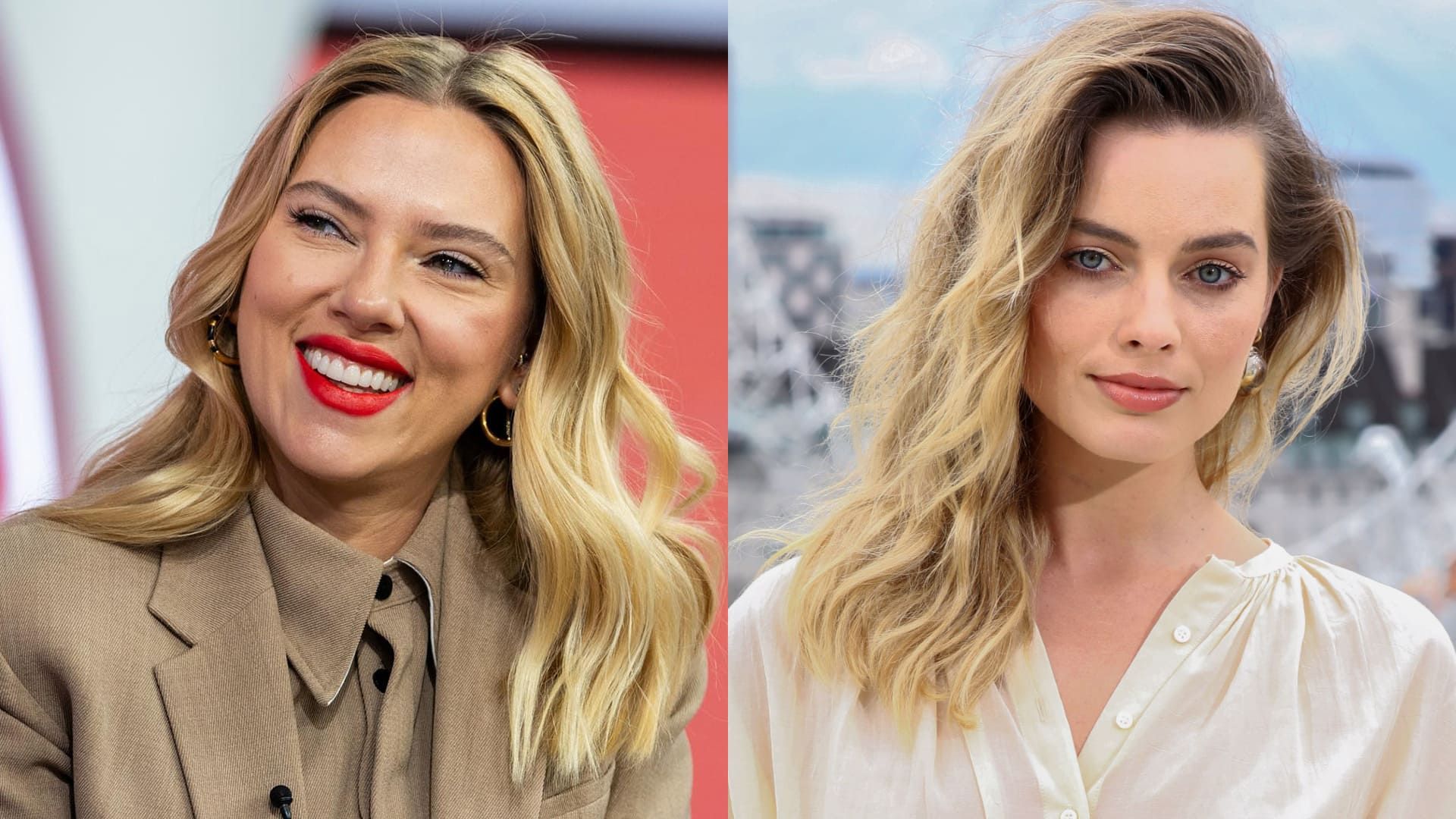 کولاژ مارگو رابی و اسکارلت جوهانسون