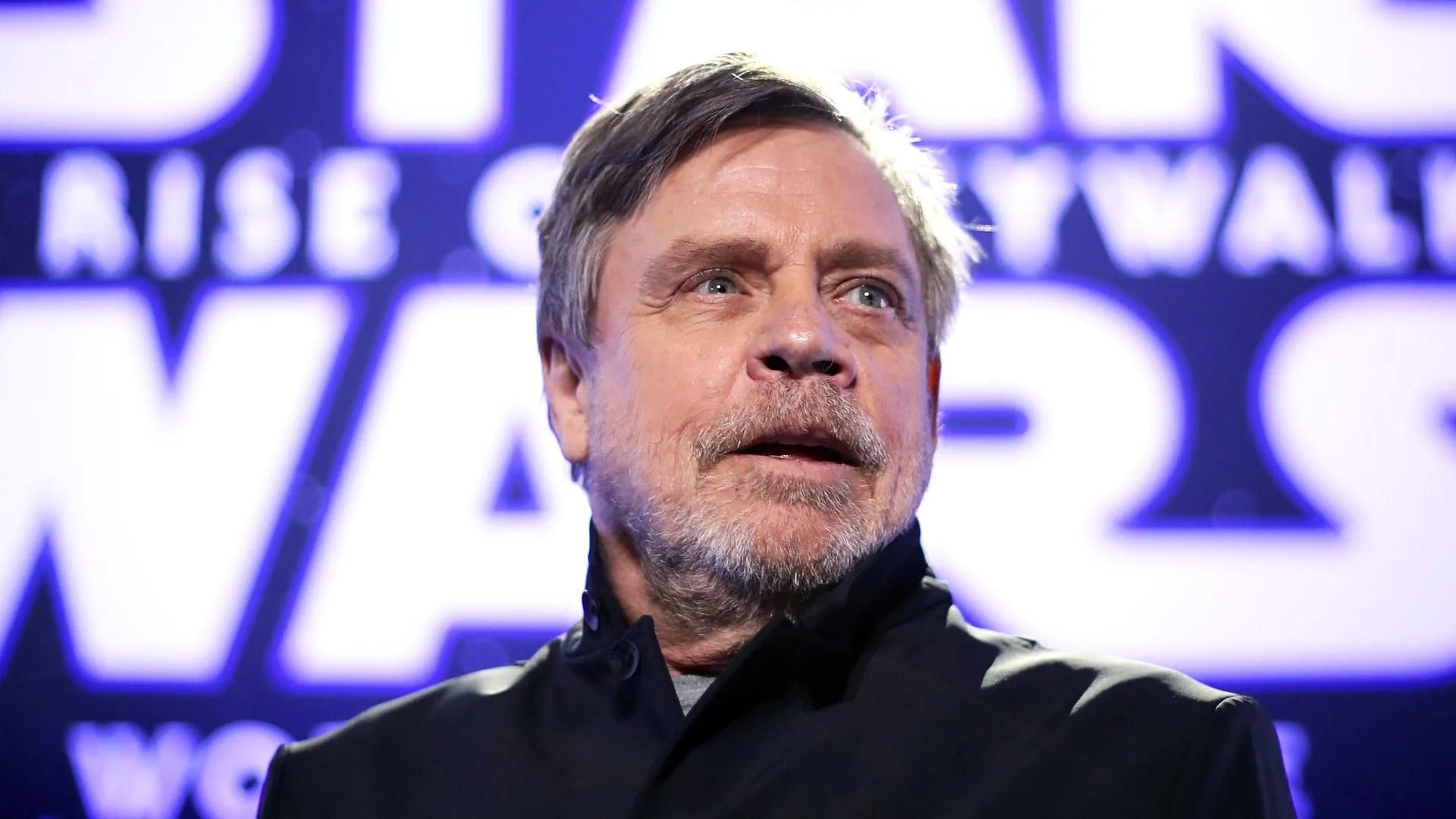 مارک همیل در افتتاحیه فیلم جنگ ستارگان ظهور اسکای واکر