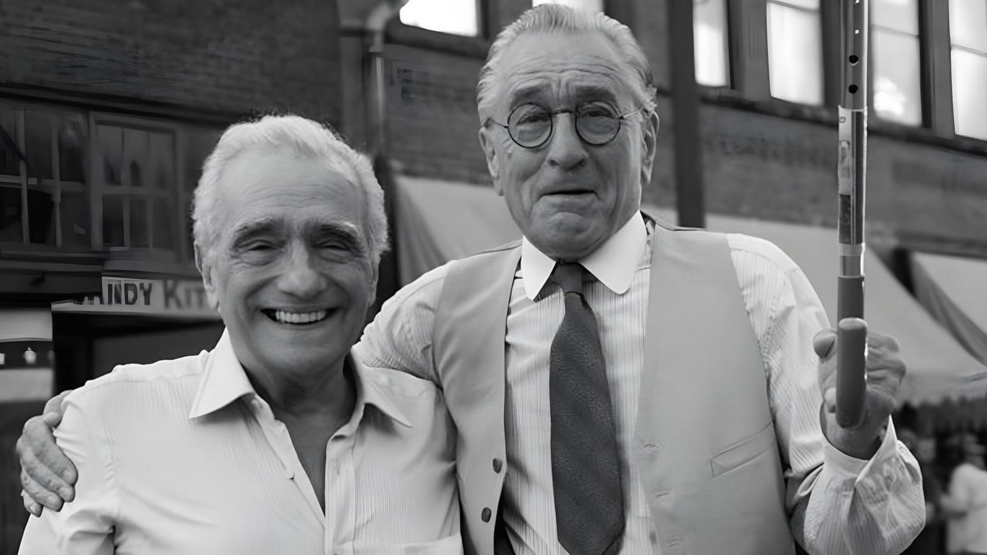 مارتین اسکورسیزی (Martin Scorsese) و رابرت دنیرو (Robert De Niro) در کنار یکدیگر