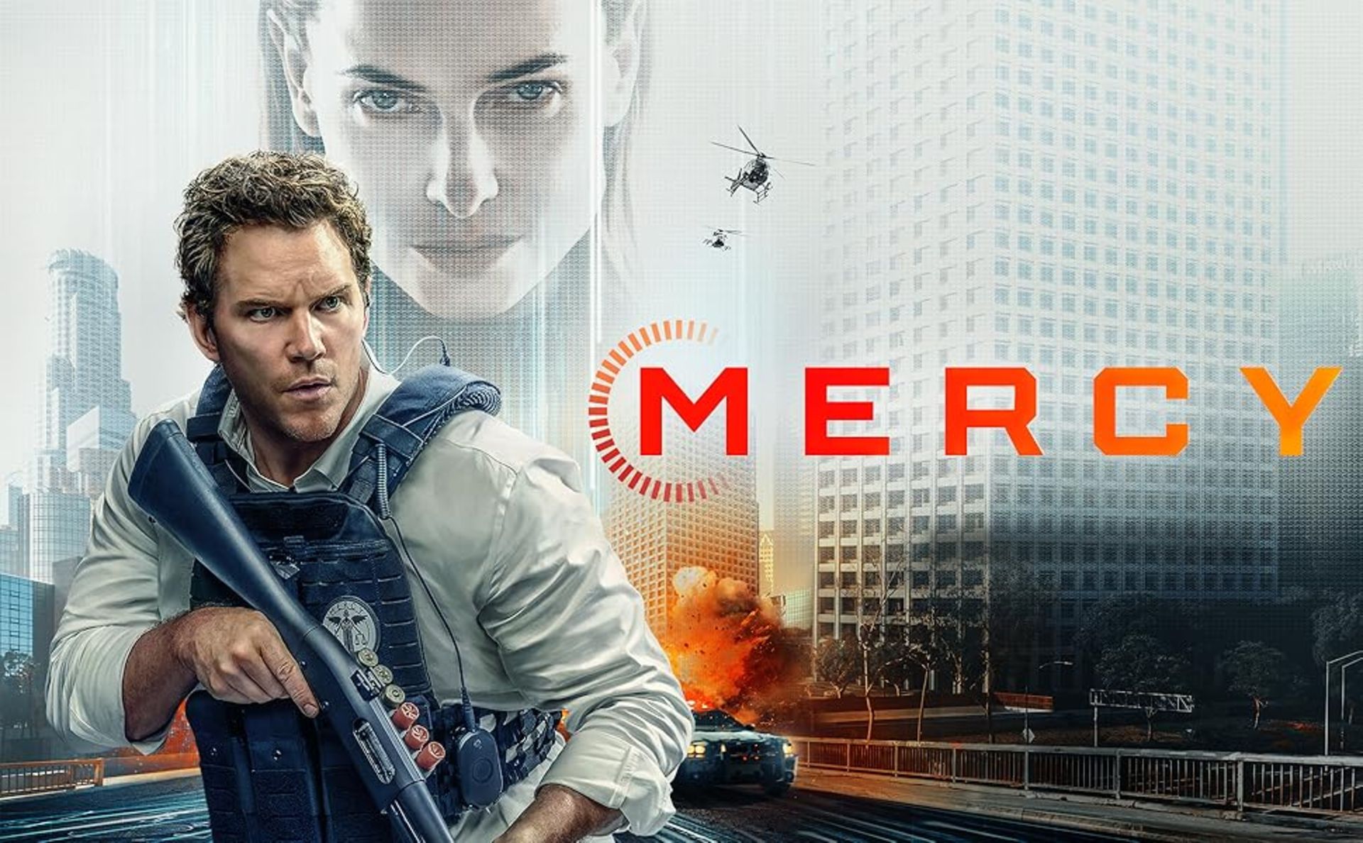 ربکا فرگوسن و کریس پرت در فیلم Merci