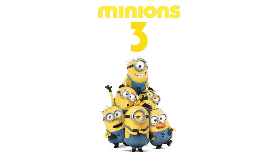 مینیون‌های مختلف کنار هم در پوستر انیمیشن Minions 3