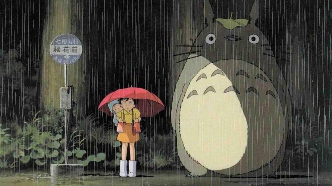 ستسوکی و می به همراه توتورو در انیمه My Neighbor Totoro