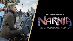 لوگوی فیلم نارنیا (Narnia) با عنوان The Magician's Nephew