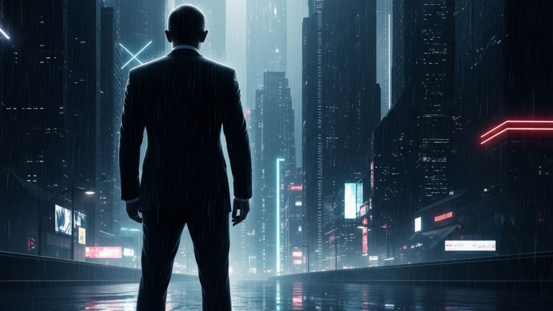 شبح جیمز باند جدید در یک شهر تاریک و بارانی