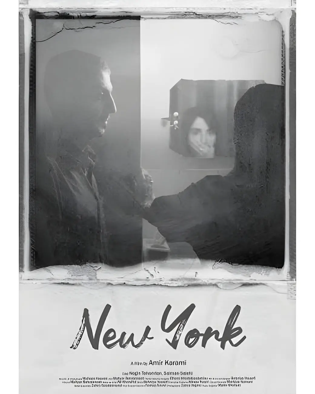 پوستر سیاه و سفید فیلم نیویورک (New York) ساخته امیر کرمی (Amir Karami)