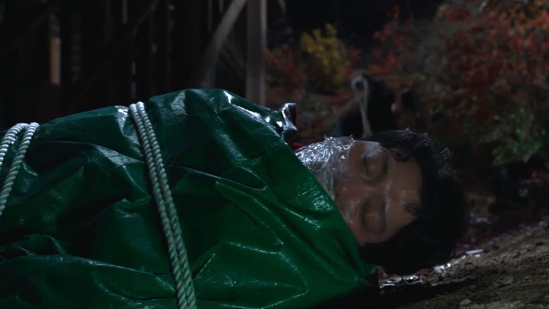 یک جسد در نمایی از فیلم چاره‌ای نیست به کارگردانی پارک چان ووک