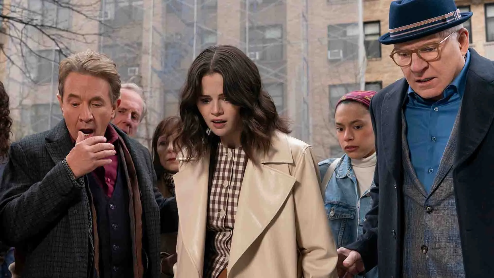 استیو مارتین، مارتین شورت و سلنا گومز در سریال Only Murders in the Building