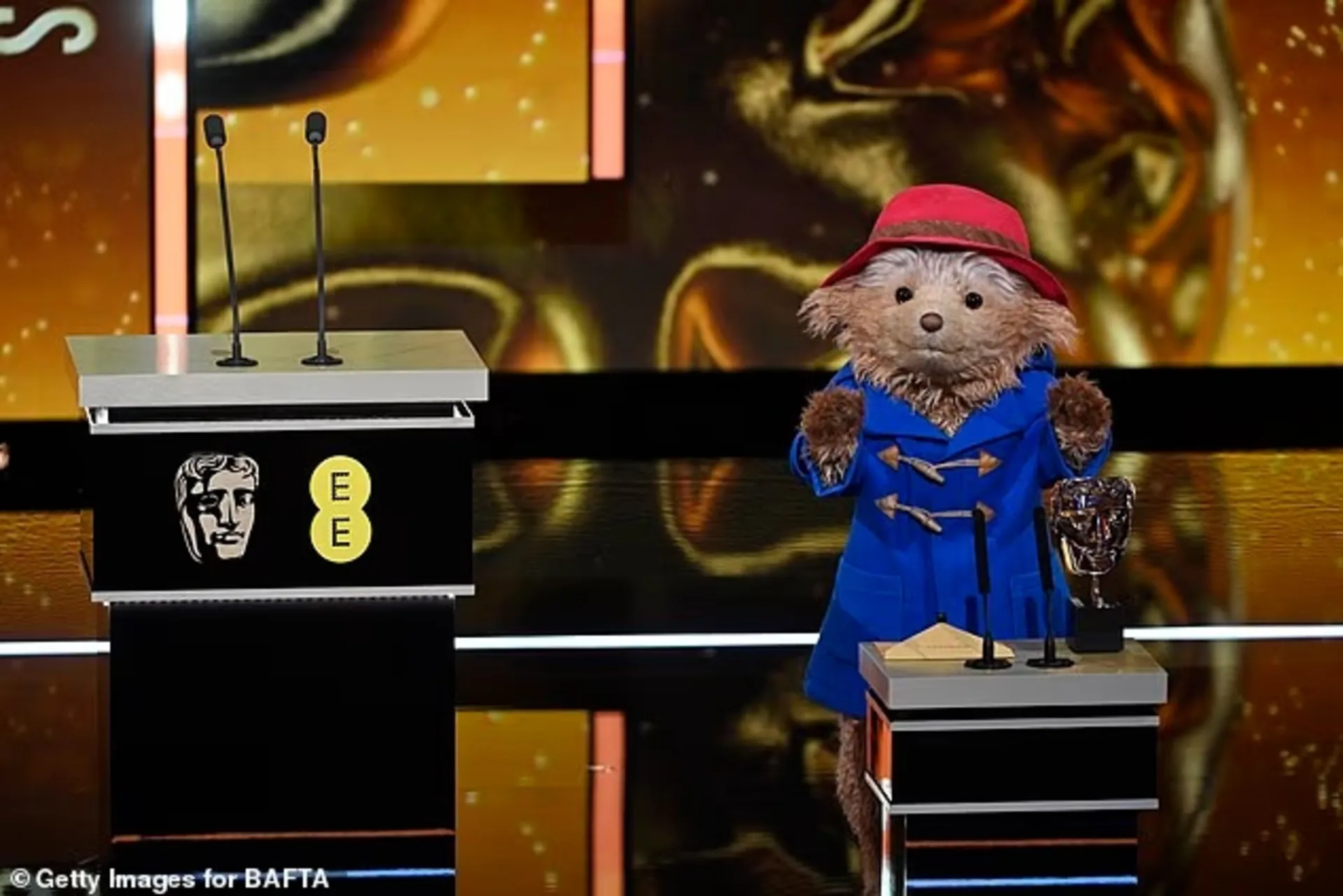 پدینگتون در سالن مراسم بفتا