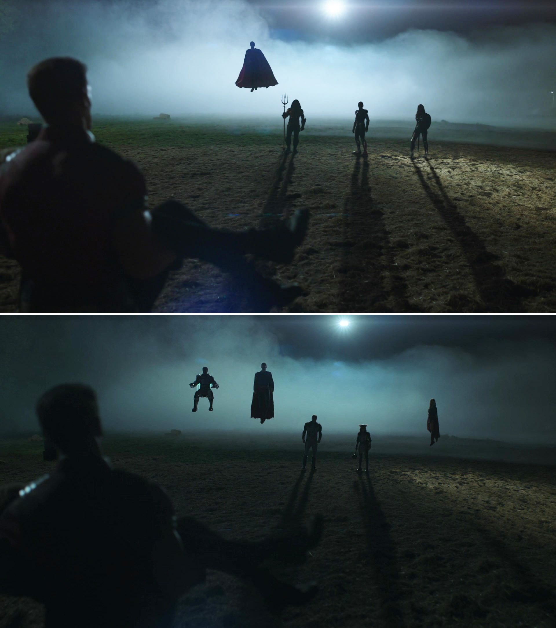 حضور سوپرمن، گای گاردنر، هاک‌گرل در سریال پیس میکر