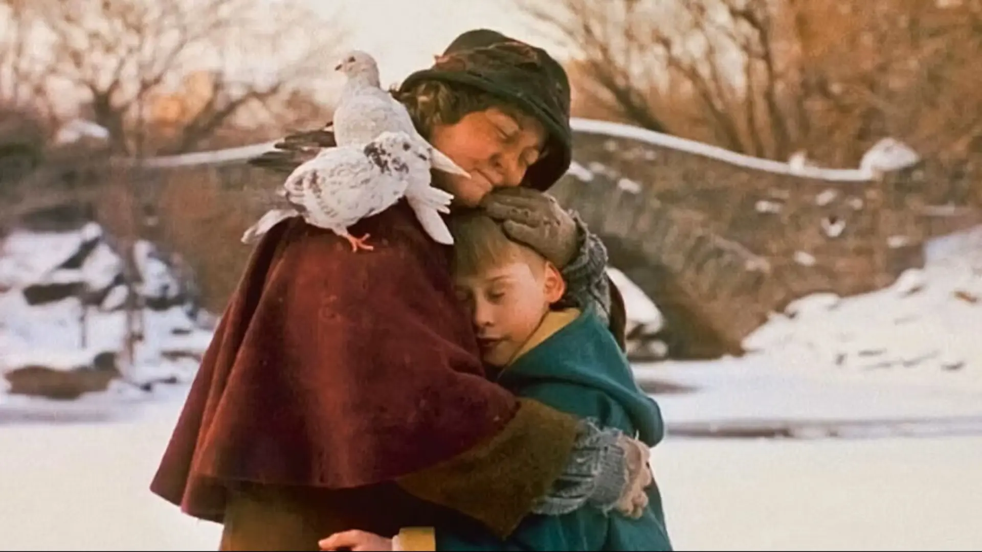 بانوی کبوترها در Home Alone