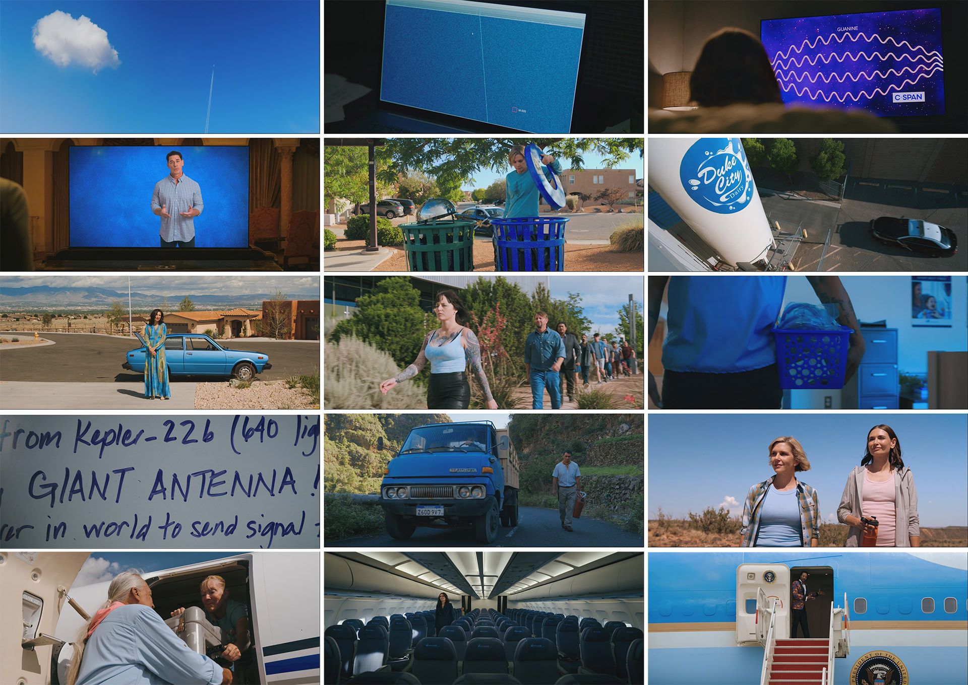 معنی رنگ آبی در سریال پلوریبوس