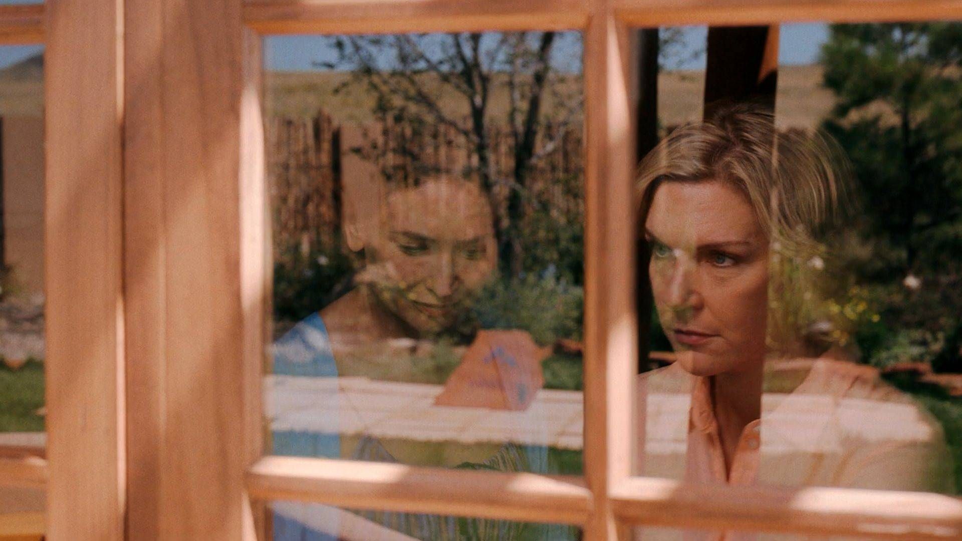 کارول به قبرِ هلن نگاه می‌کند، سریال پلوریبوس