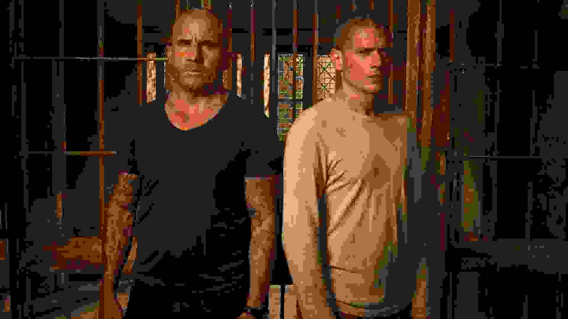 ونتورث میلر و دامینیک پرسل در سریال فرار از زندان