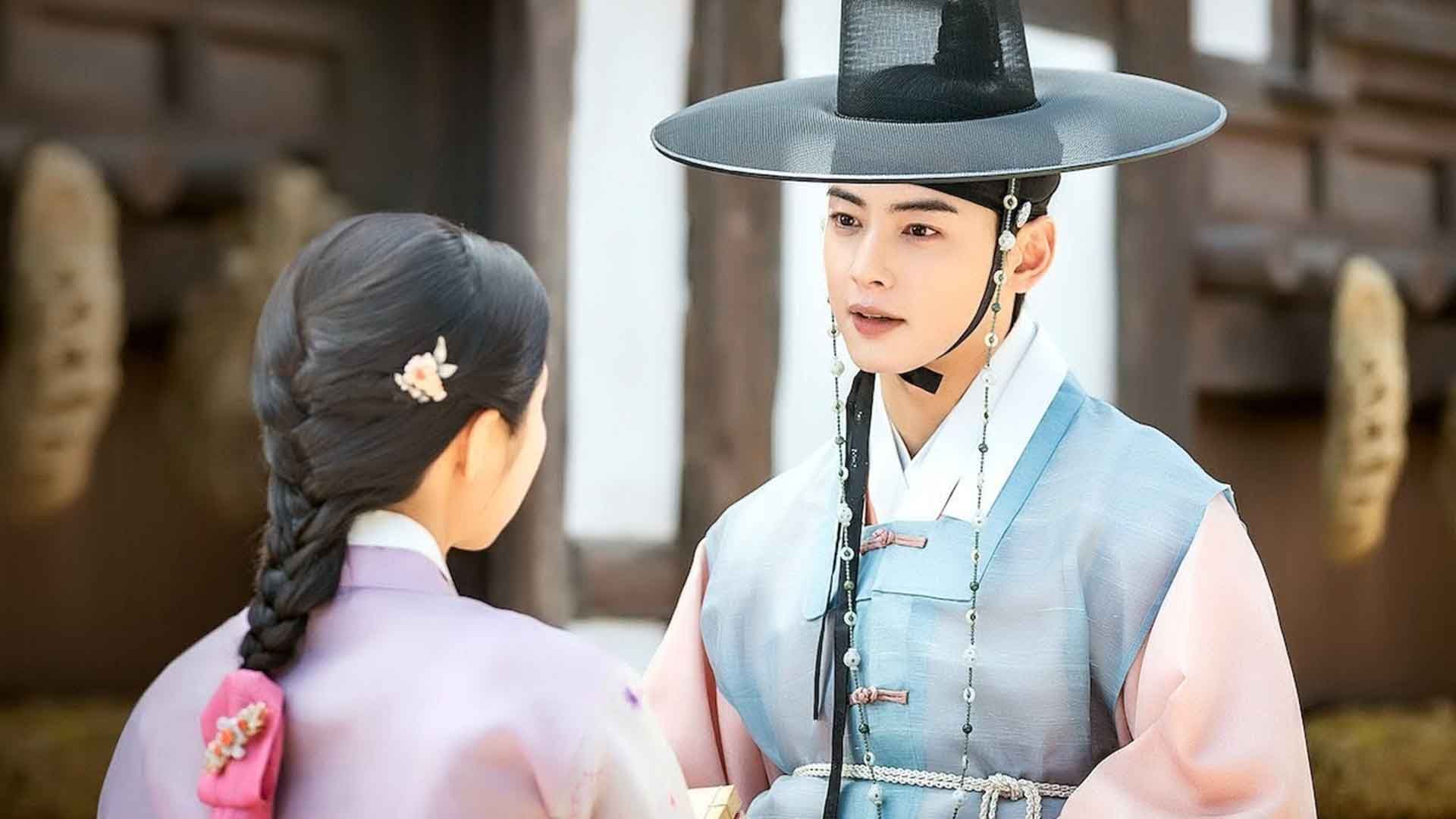 شین سه کیونگ و چا اون وو در سریال Rookie Historian Goo Hae-ryung