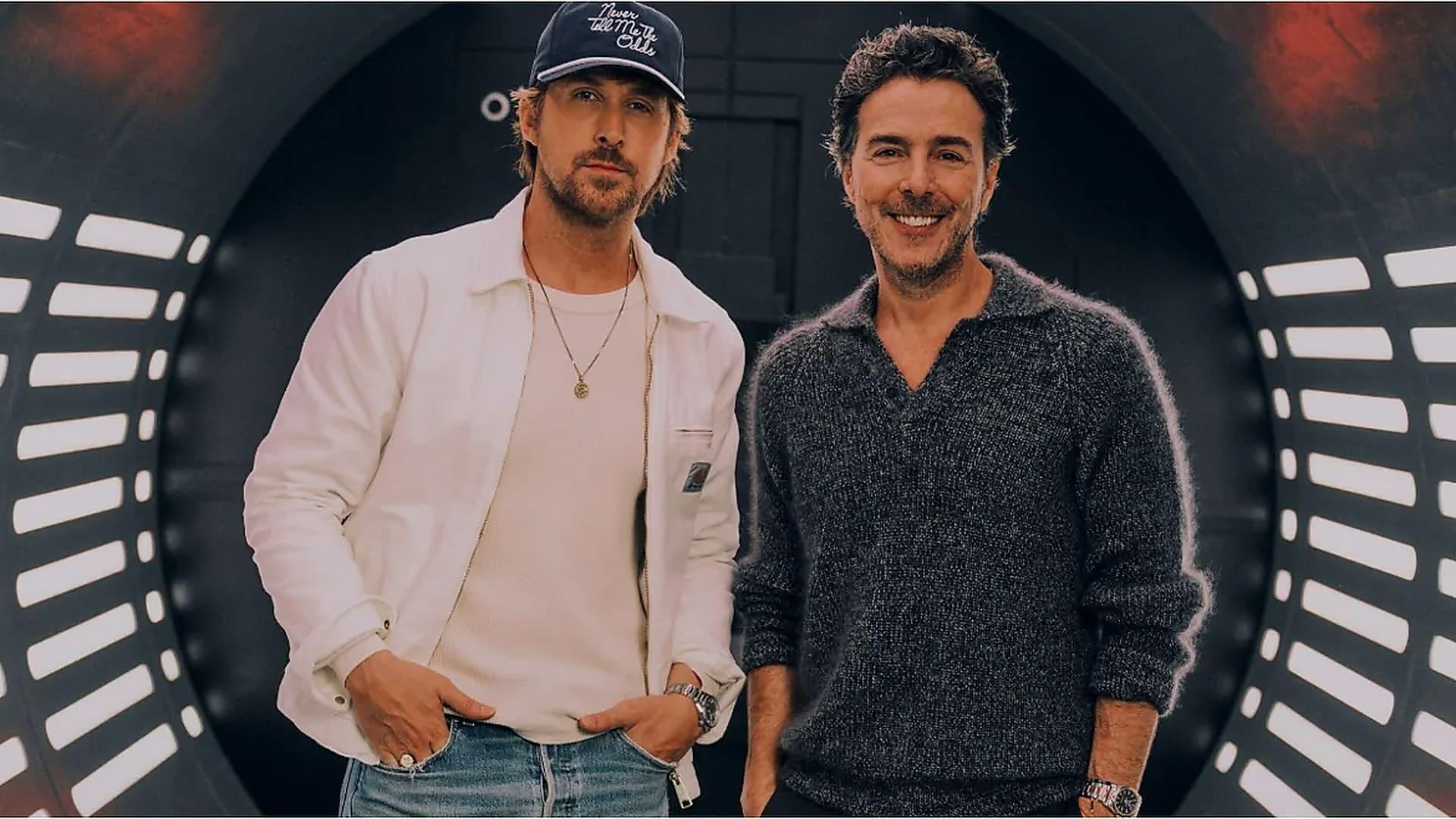 شان لوی و رایان گاسلینگ در جشن جنگ ستارگان