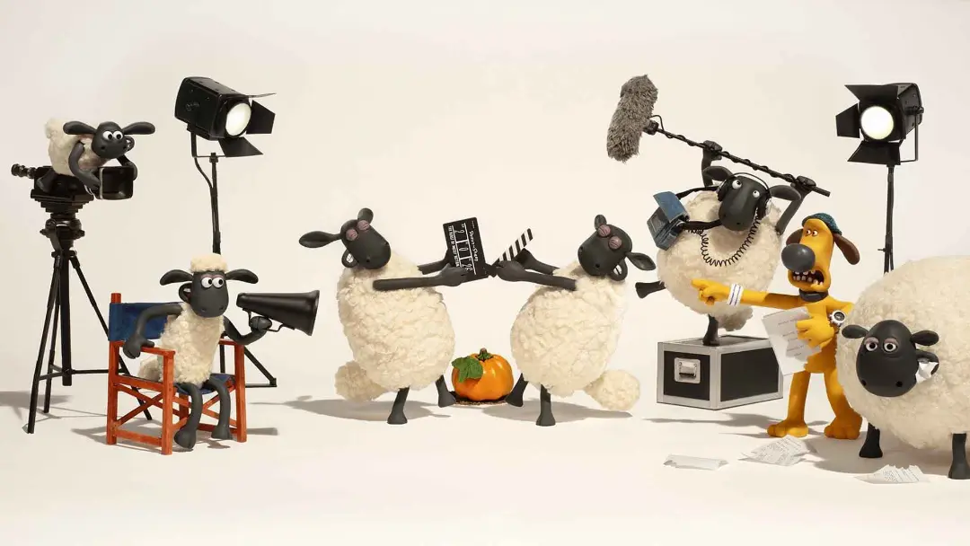 عوامل گوسفندی در انیمیشن Shaun the Sheep: The Beast of Mossy Bottom