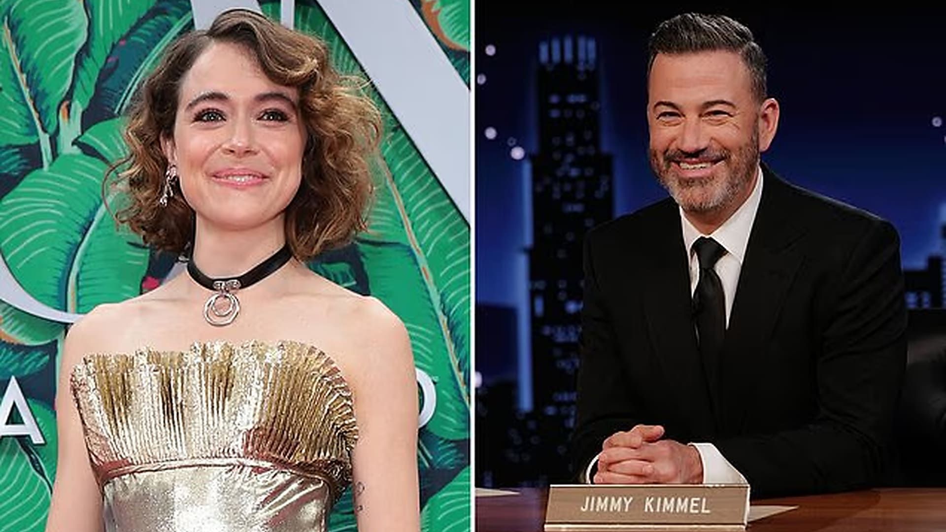 کولاژ تاتیانا ماسلانی و جیمی کیمل