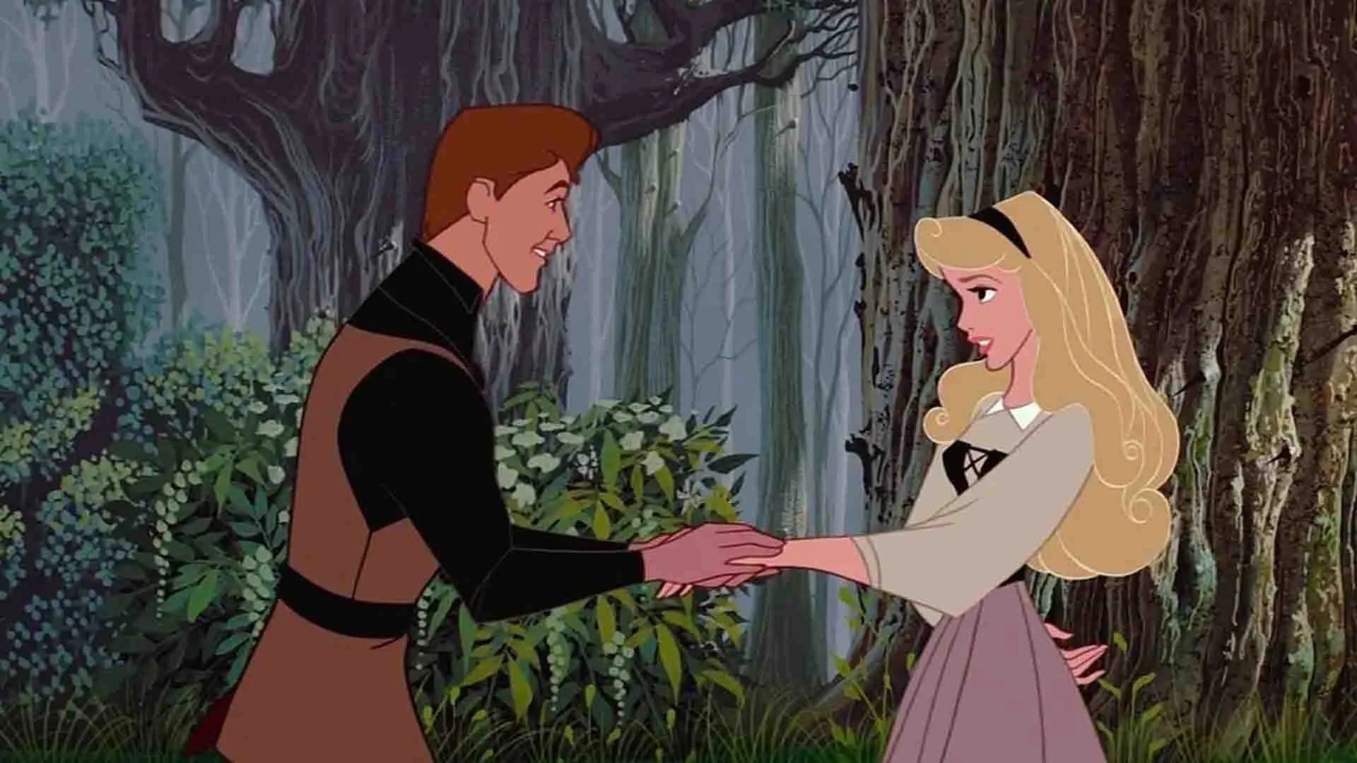 آرورا و شاهزاده فیلیپ در انیمیشن Sleeping Beauty