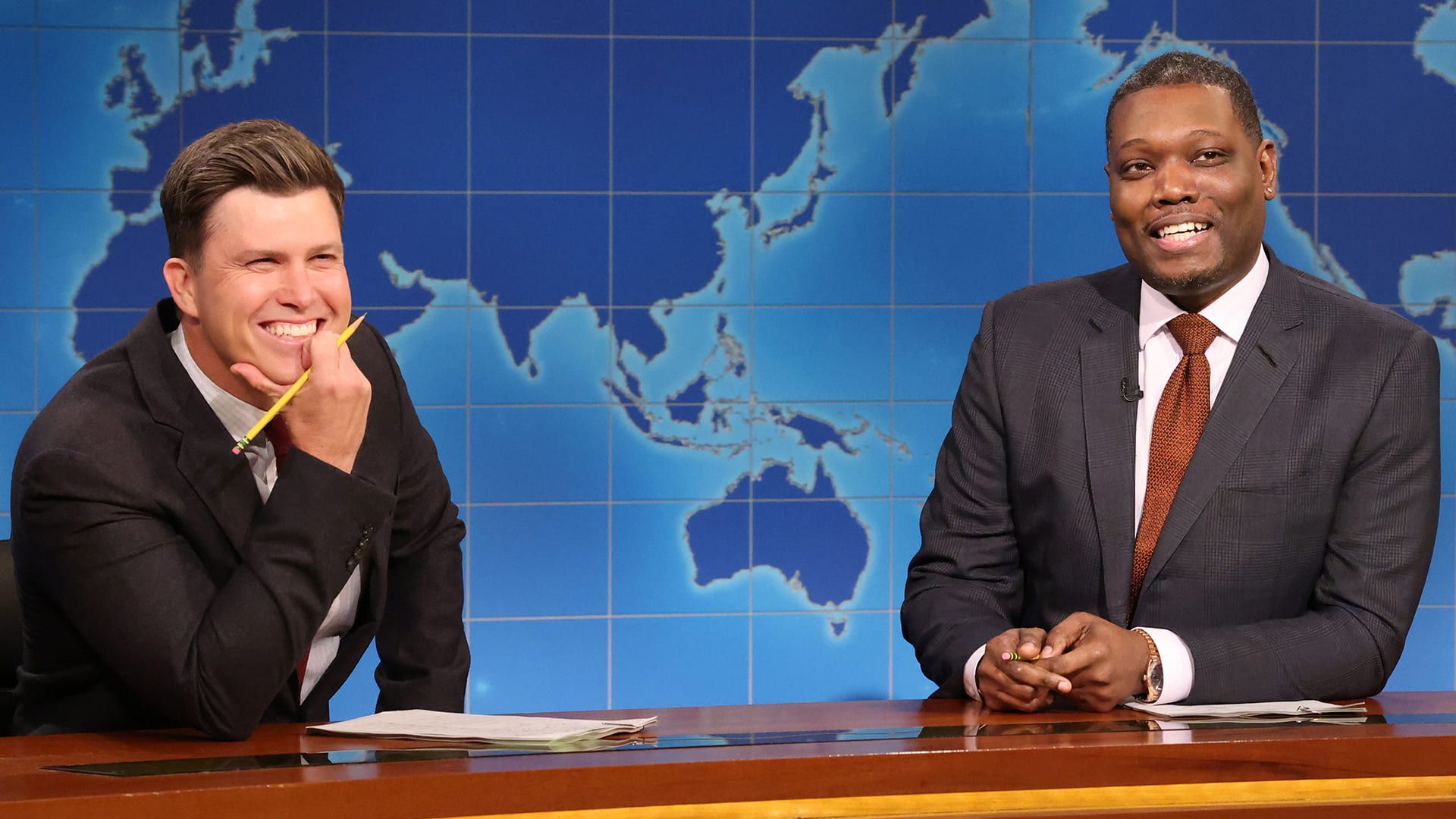 کالین جوست در تاک شو SNL