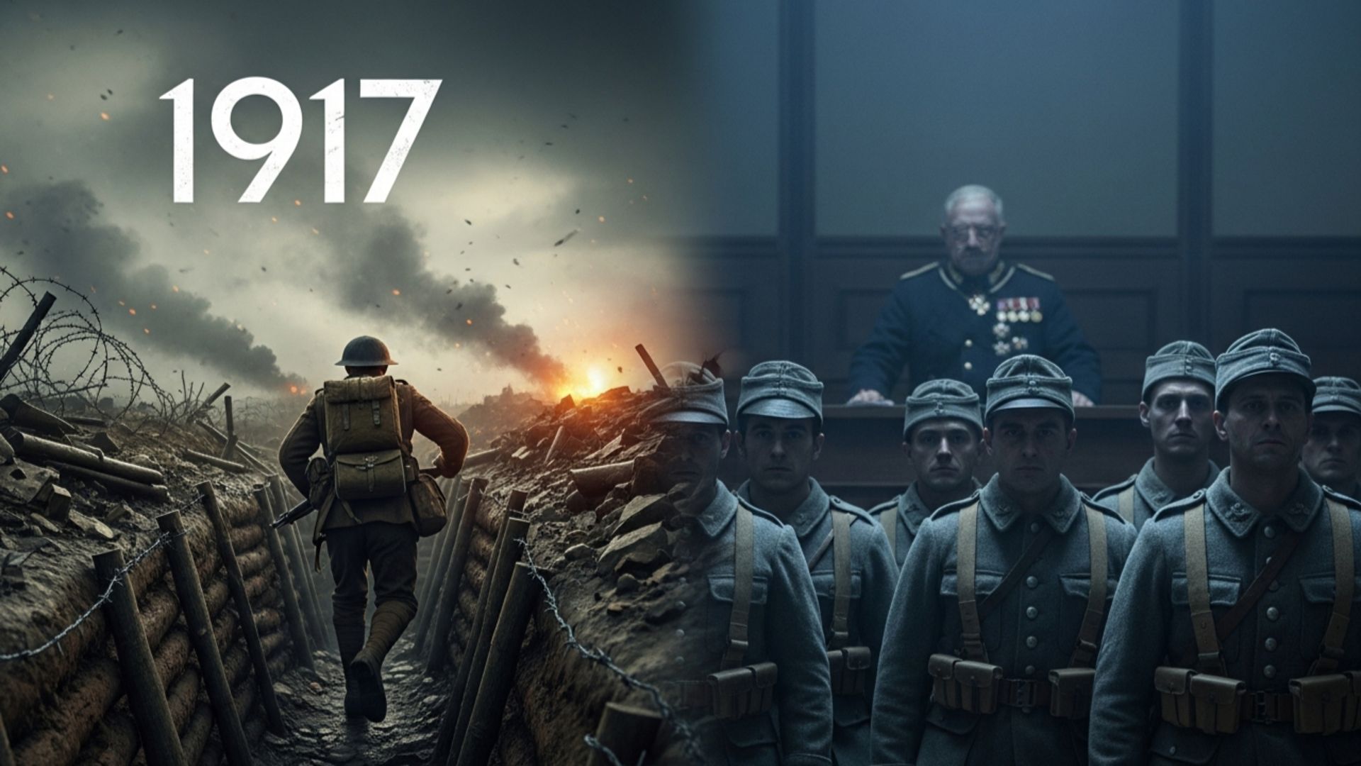 سربازان خسته در سنگر جنگ جهانی اول