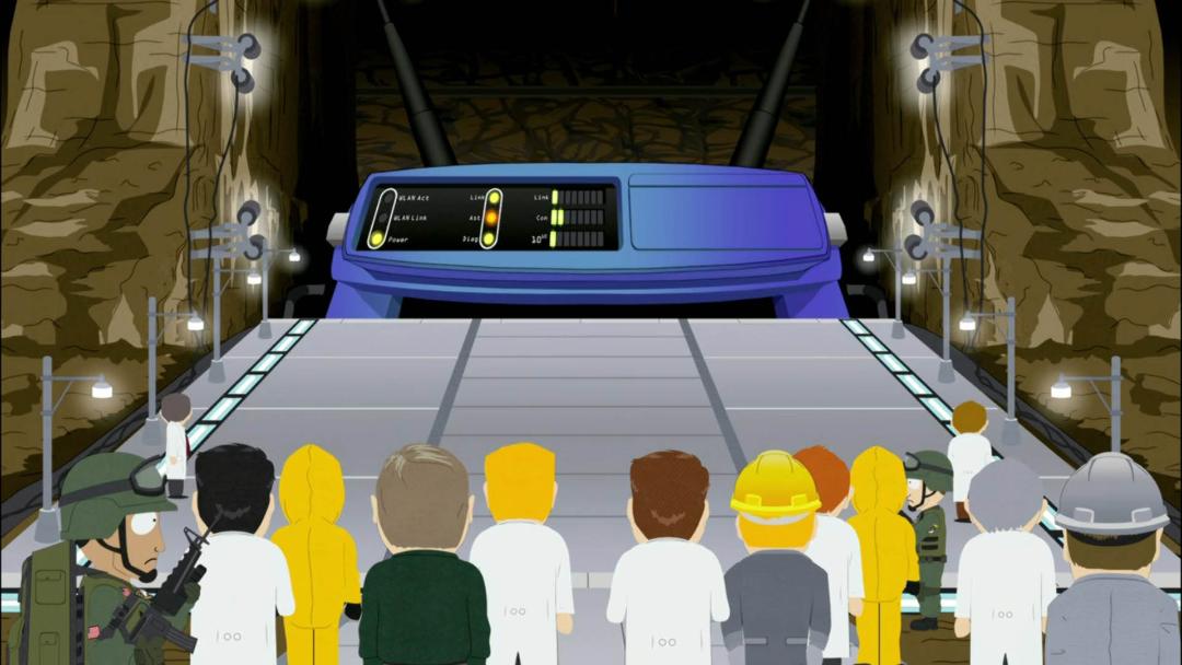 قطع شدن اینترنت در سریال south park