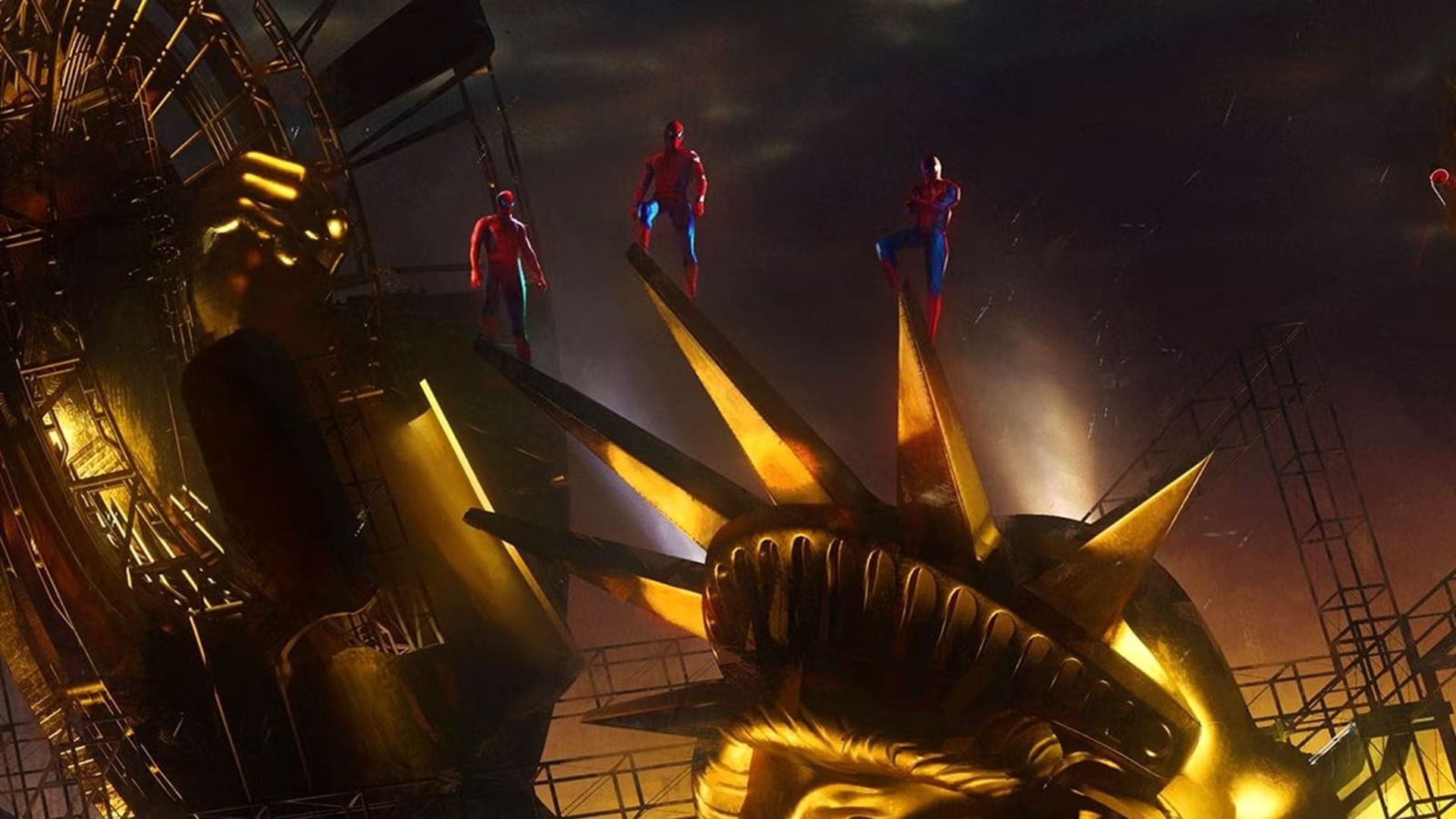 مجسمه آزادی در فیلم مرد عنکبوتی: راهی به خانه نیست