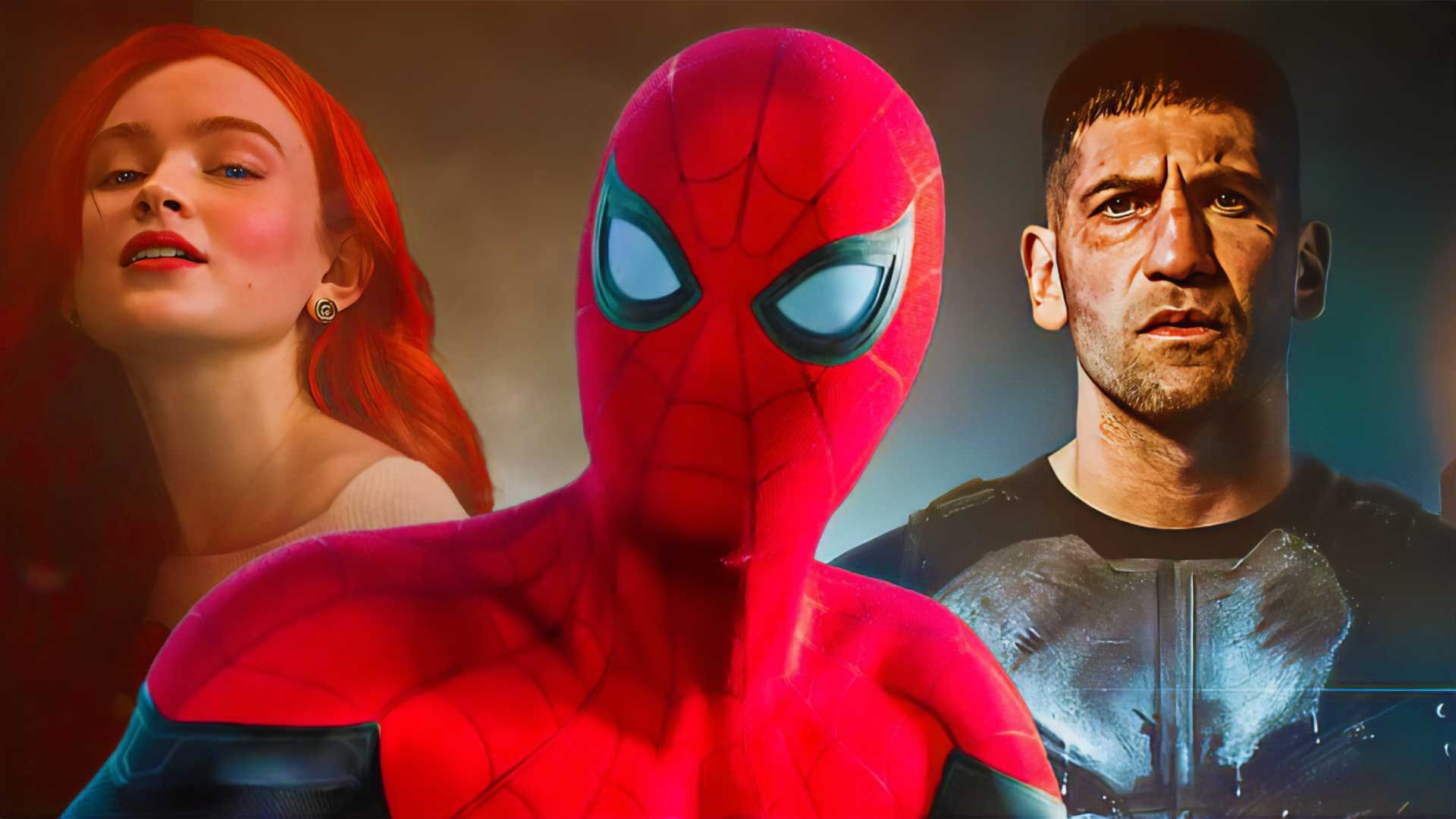 تصویری از مرد عنکبوتی و پانیشر و سیدی سینک