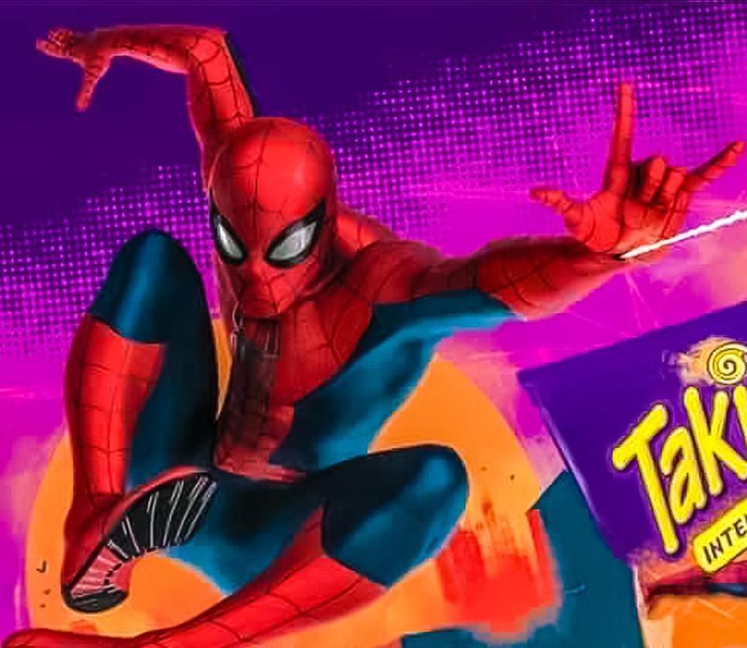 مرد عنکبوتی در تبلیغات فیلم Spider-Man: Brand New Day