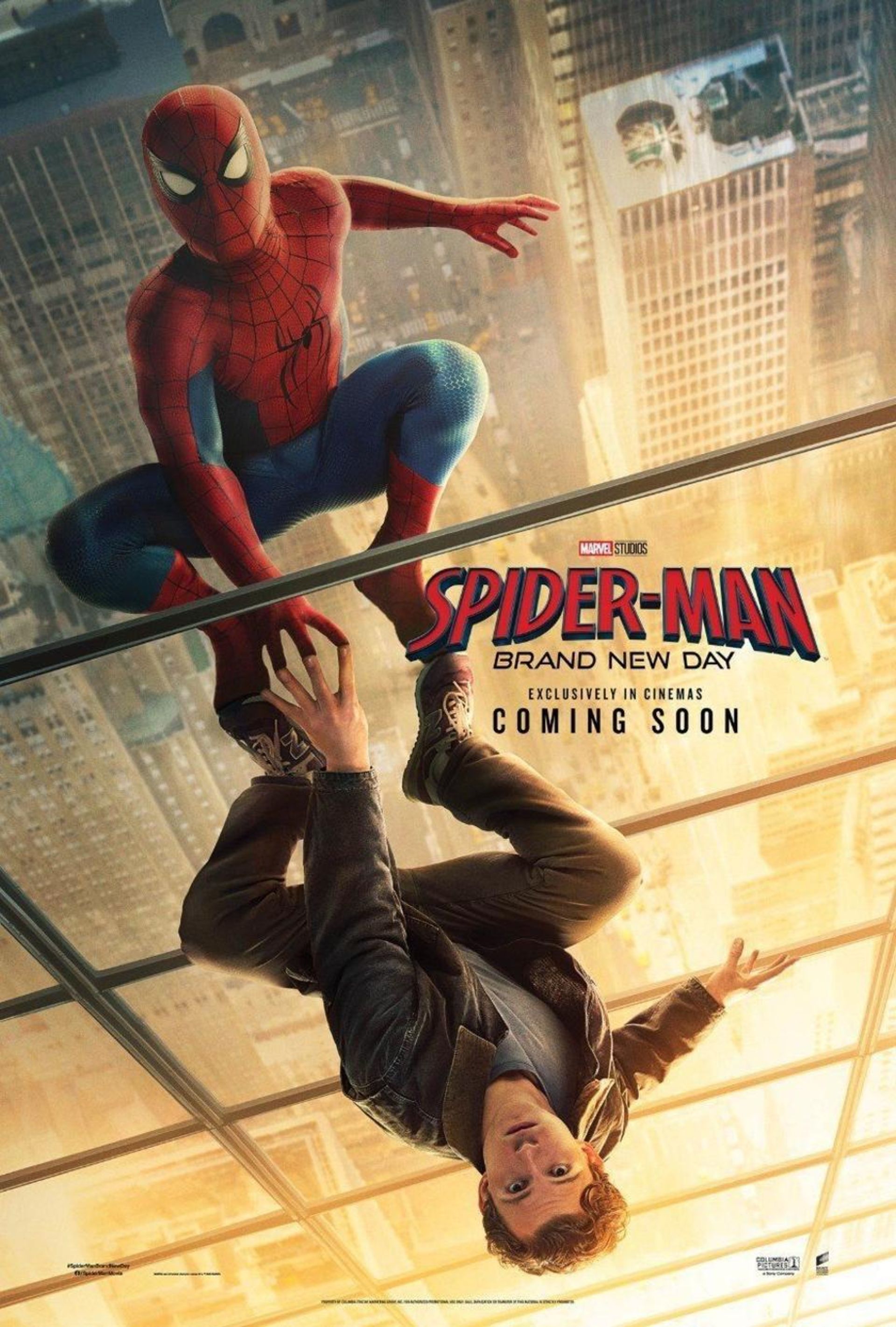 مرد عنکبوتی در پوستر Spider-Man: Brand New Day