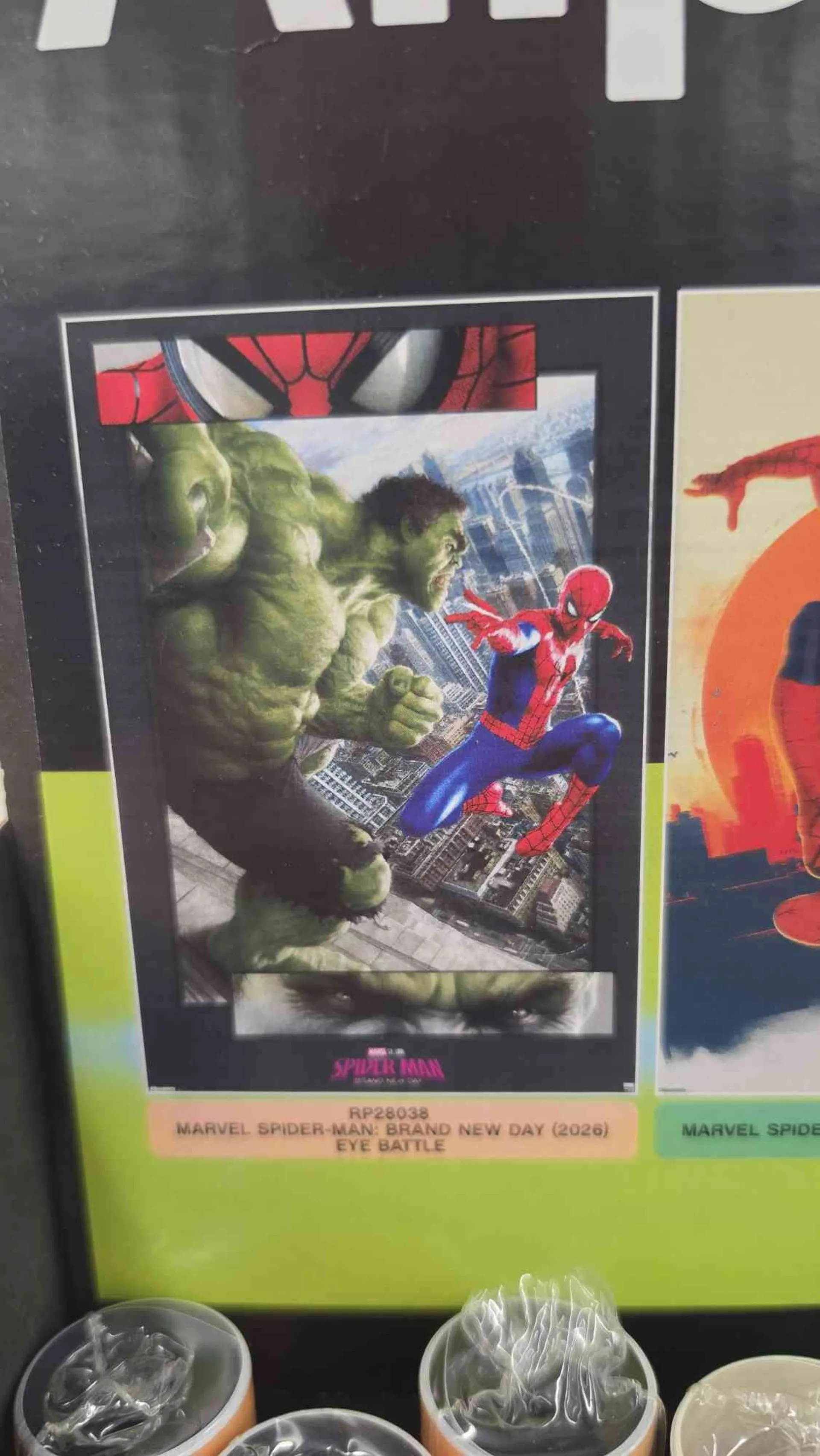 مرد عنکبوتی و هالک در پوستر Spider-Man: Brand New Day