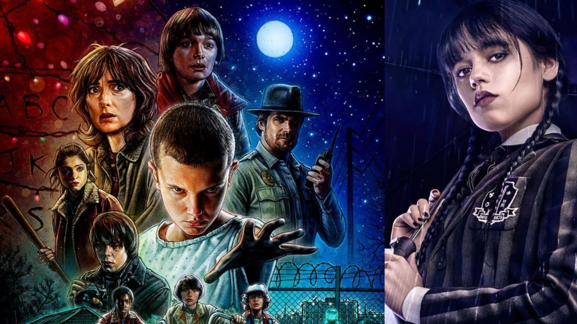 سریال ونزدی و Stranger Things