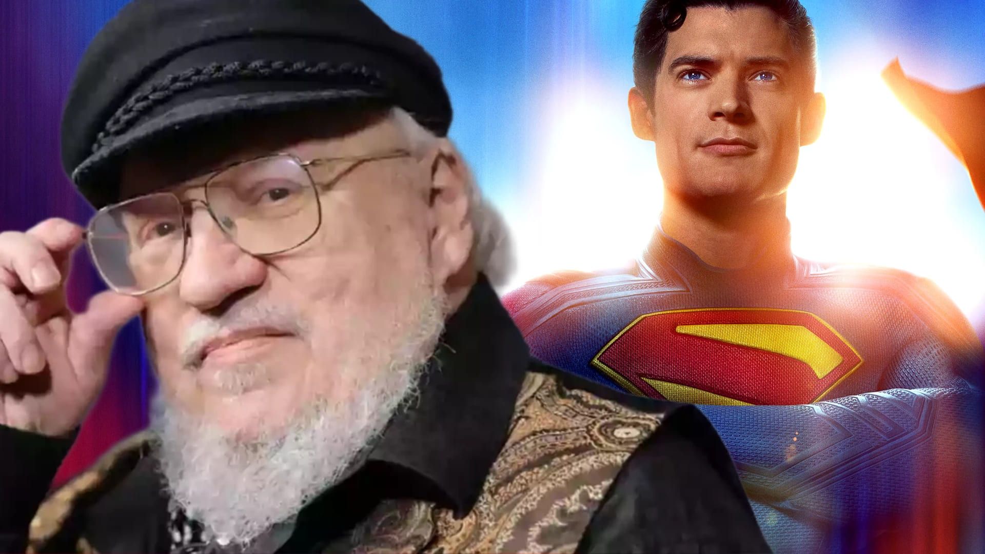 جرج آر آر مارتین خالق گیم آف ترونز و سوپرمن