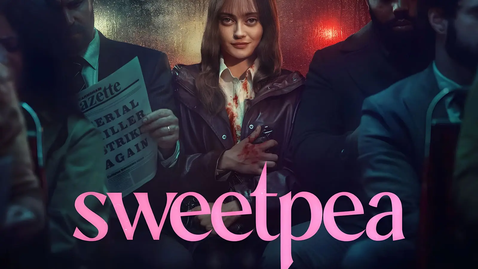 الا پرنل (Ella Purnell) در نقش اصلی (Sweetpea) با لباس خونی