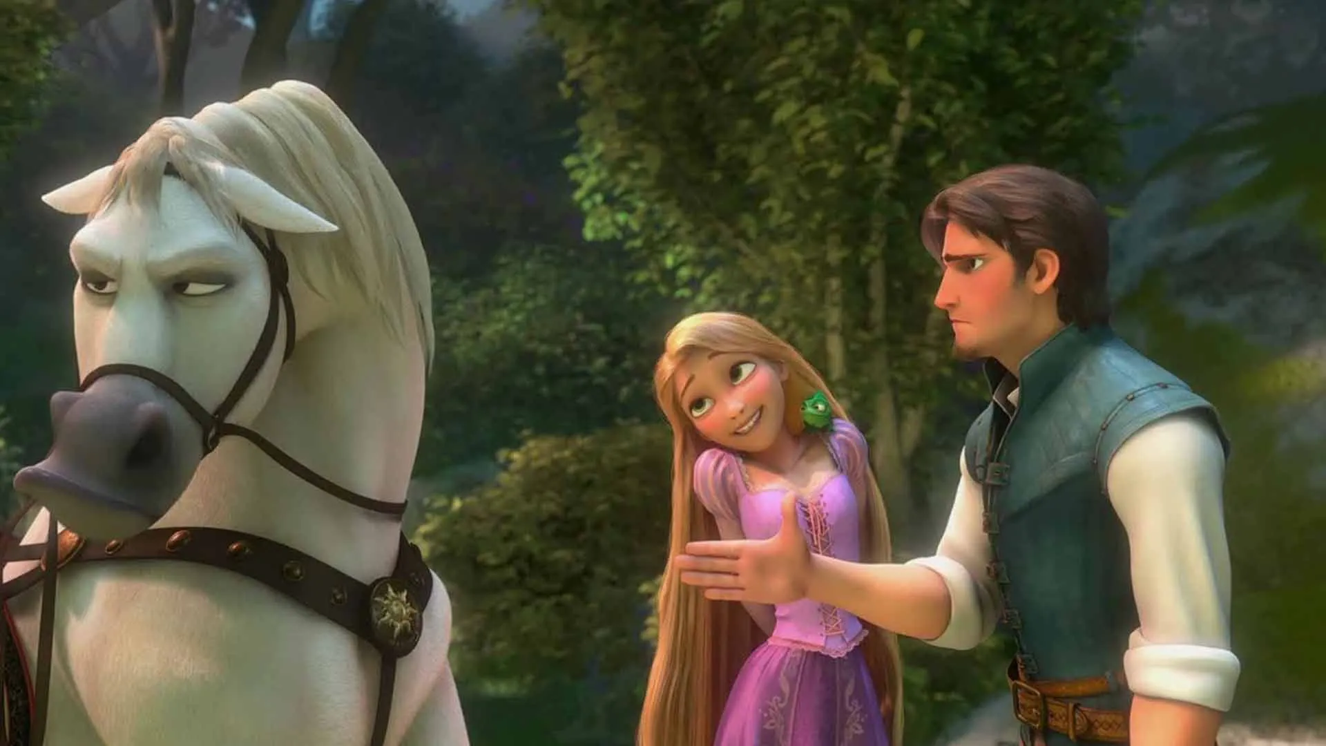 سه شخصیت اصلی انیمیشن Tangled