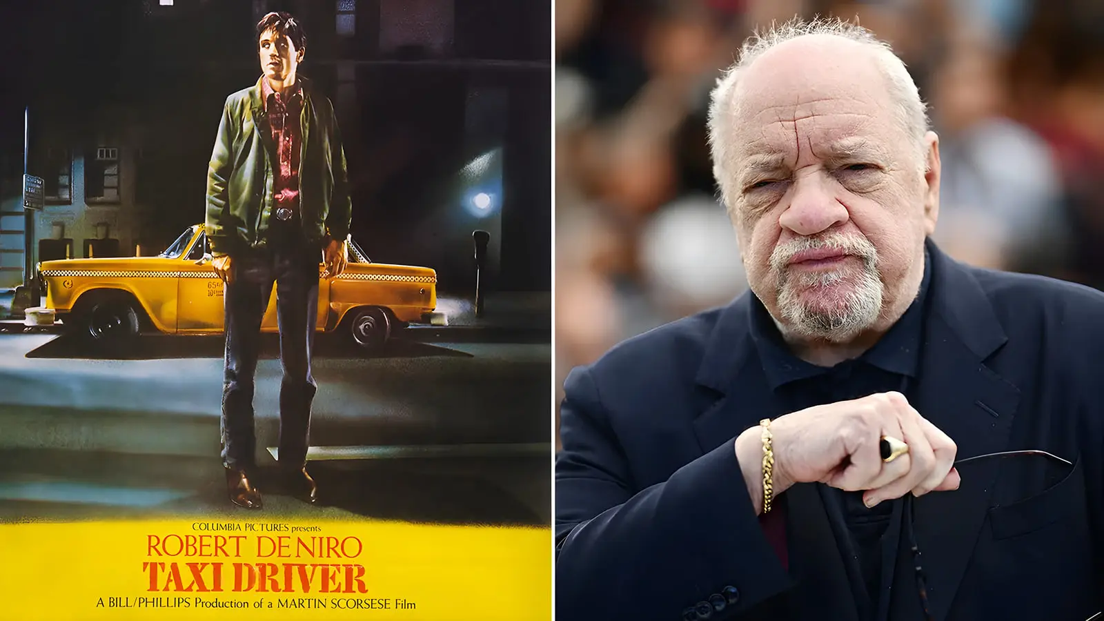 پوستر فیلم راننده تاکسی (Taxi Driver) و چهره رابرت دنیرو (Robert De Niro)