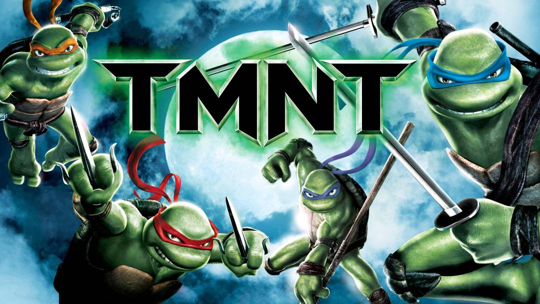 چهار شخصیت اصلی انیمیشن لاک‌پشت‌های نینجا (TMNT) در حال مبارزه