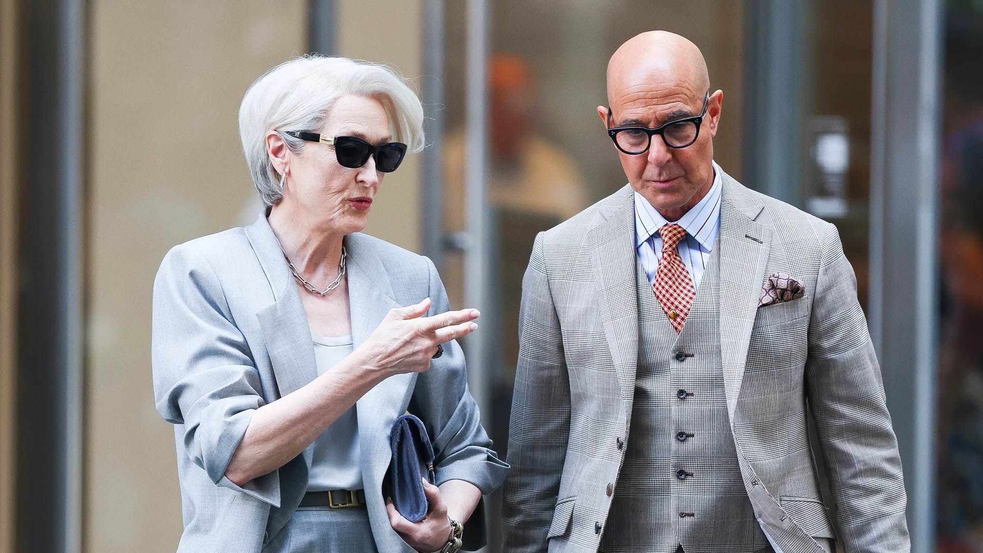 مریل استریپ در پشت صحنه فیلم جدیدش