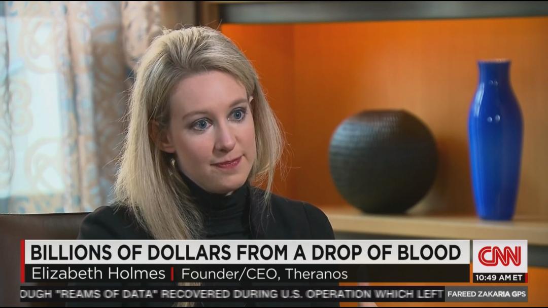 الیزابت هولمز در مستند The Inventor: Out for Blood in Silicon Valley