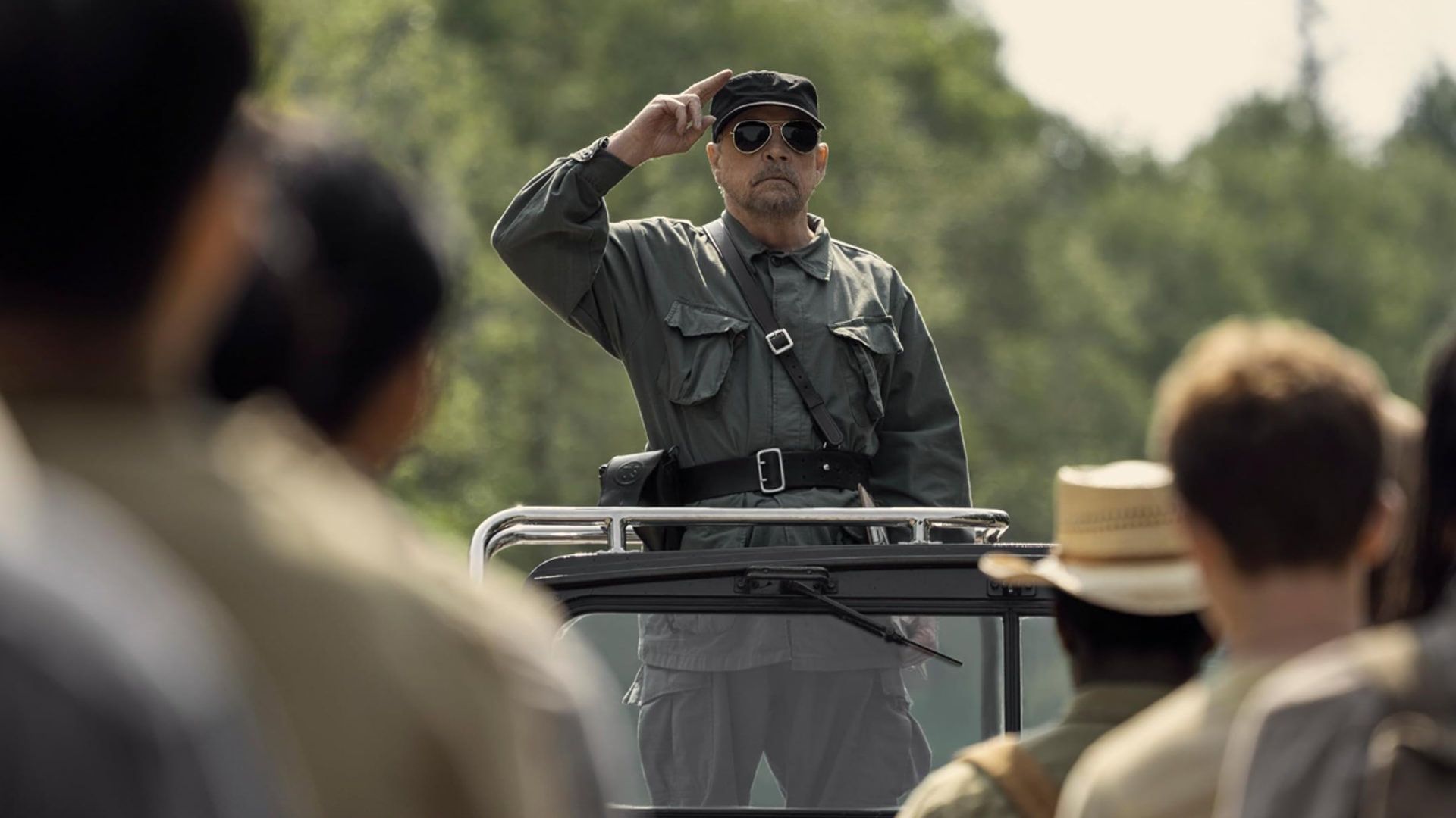 مارک همیل در نقش ژنرال در فیلم پیاده‌روی طولانی