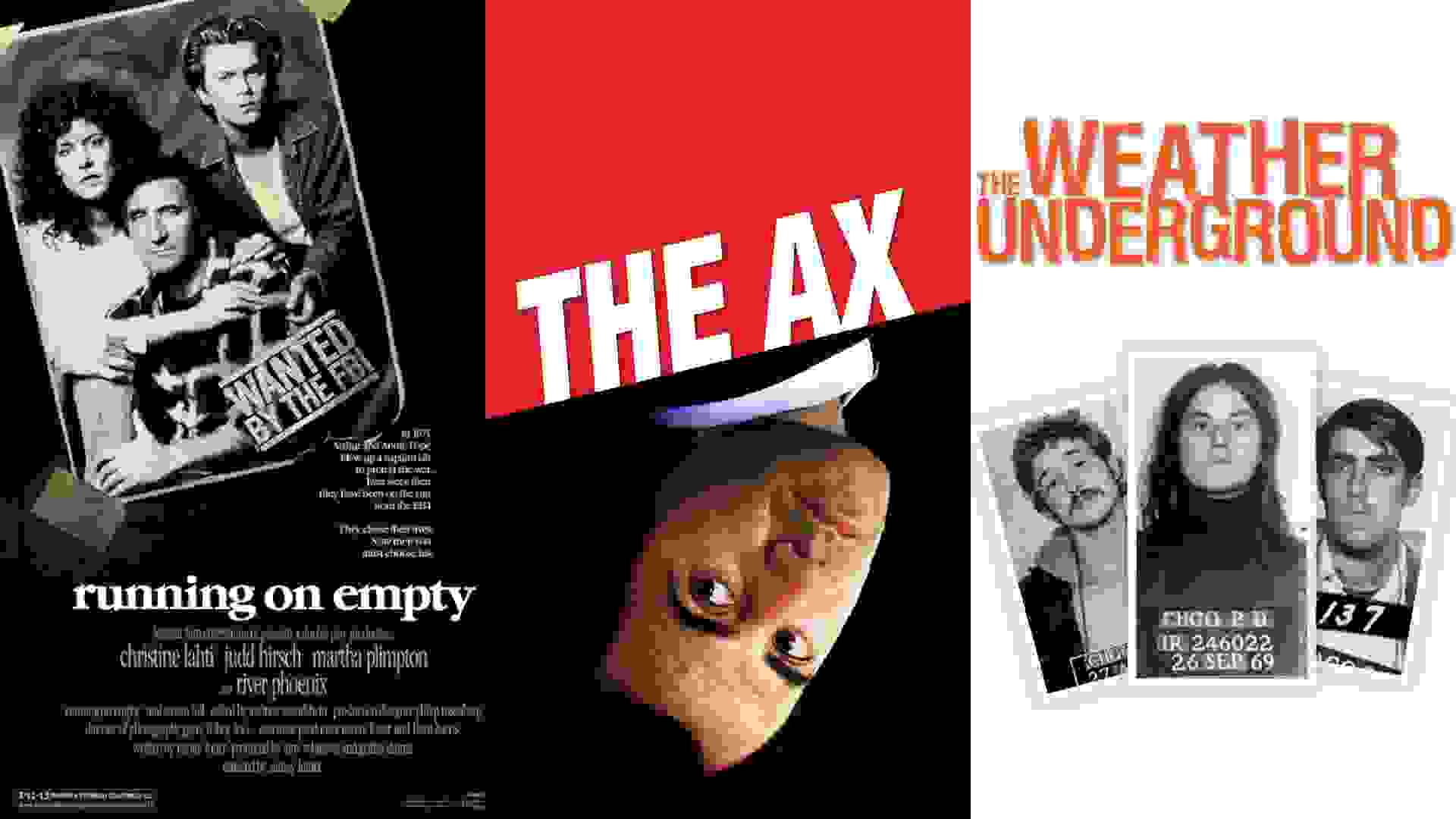 پوستر مستند ودر آندرگراند در کنار پوسترهای فیلم‌های تبر کوستا گاوراس و از نفس افتاده سیدنی لومت