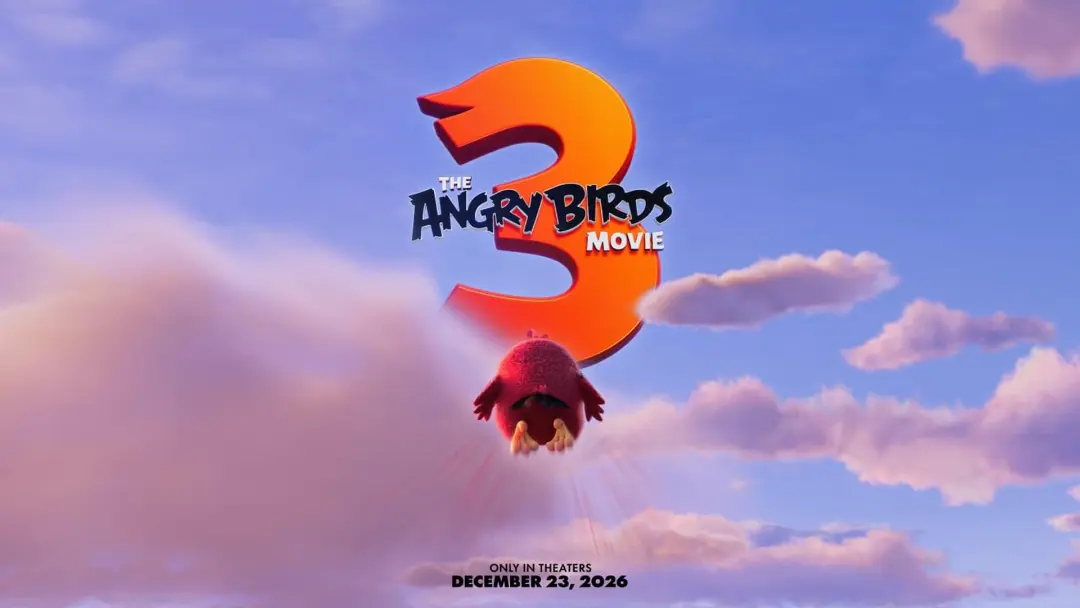 شخصیت رد در حال پرتاب شدن در انیمیشن The Angry Birds Movie 3