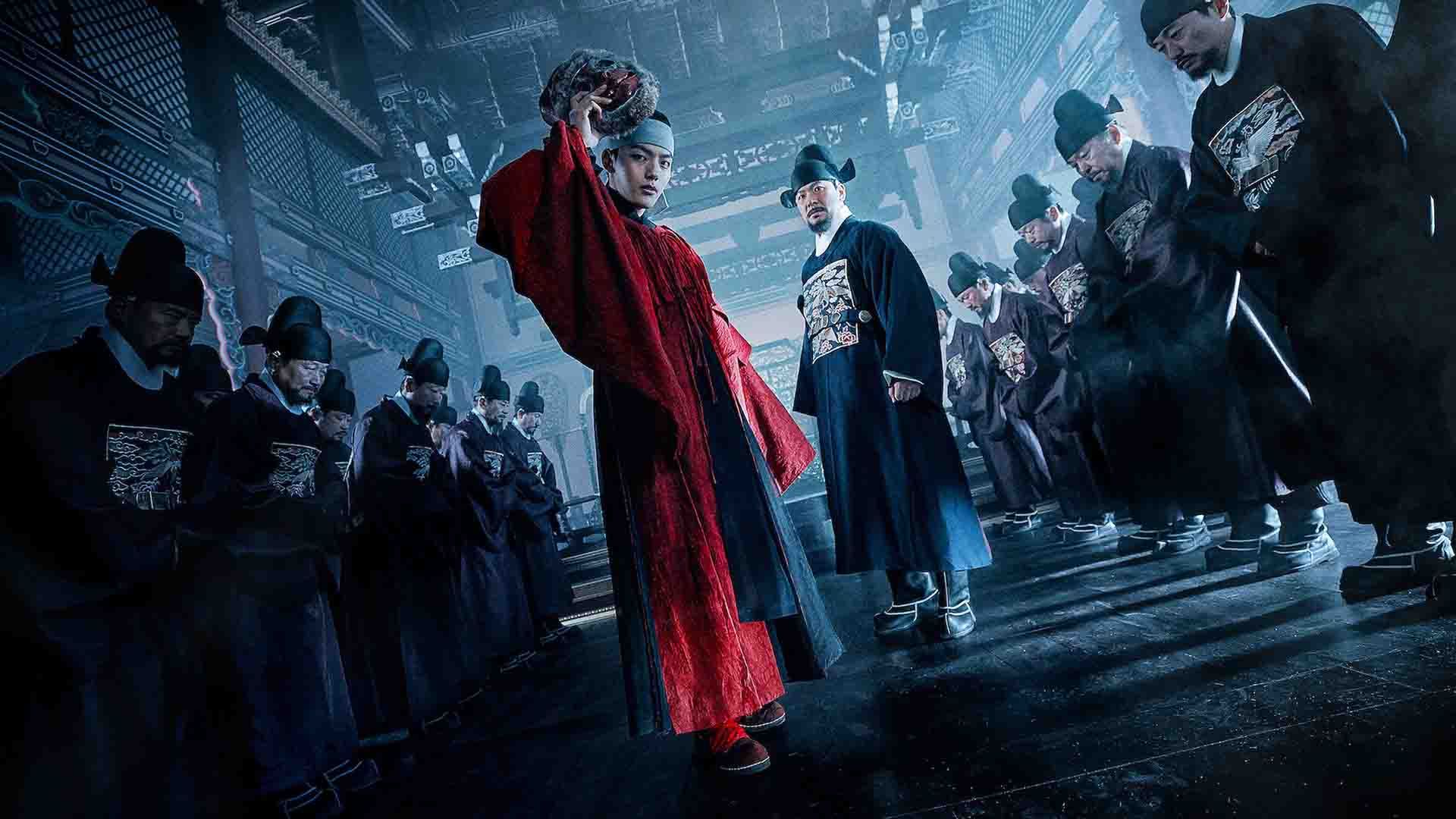 شخصیت پادشاه با ماسک دلقک در سریال The Crowned Clown