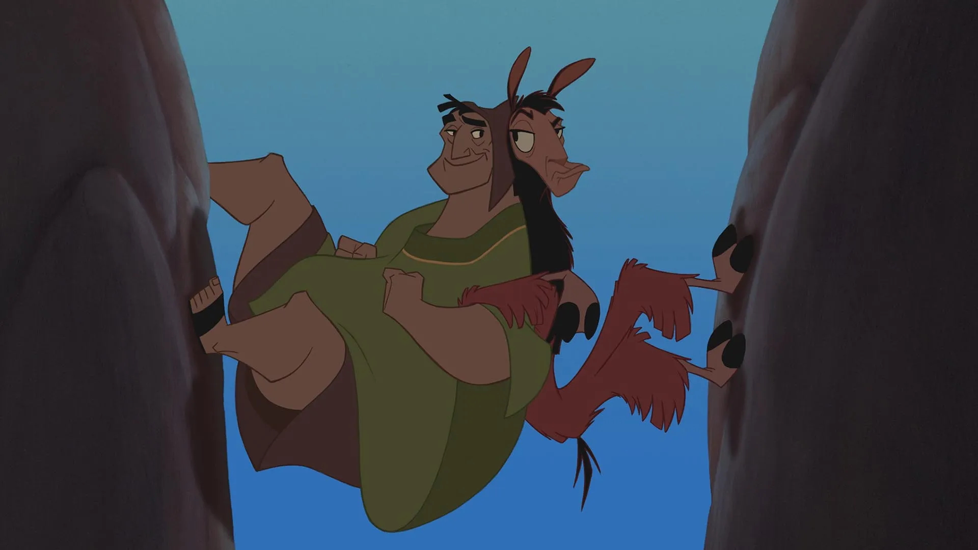 امپراتور کوزکو و پاچا در انیمیشن The Emperor's New Groove