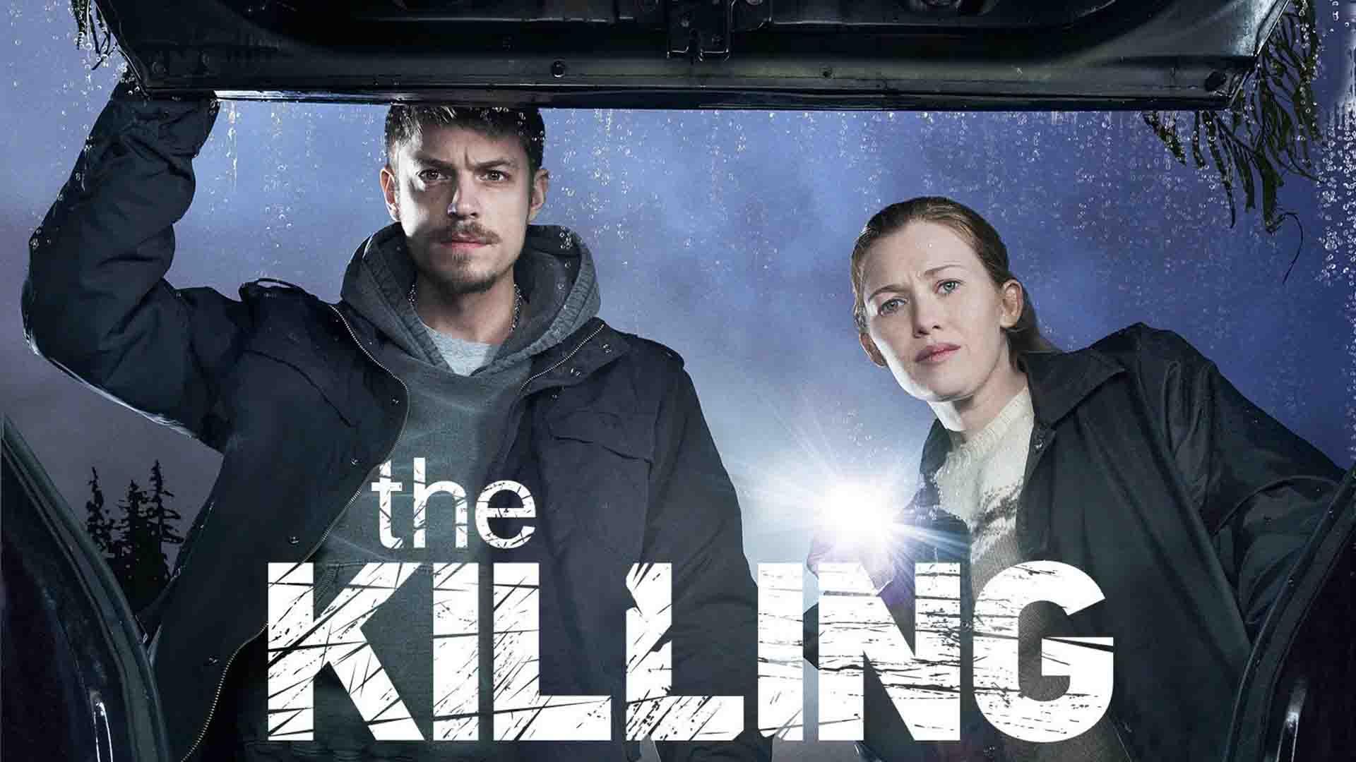 یوئل کینامان و میرل انوس در سریال The Killing